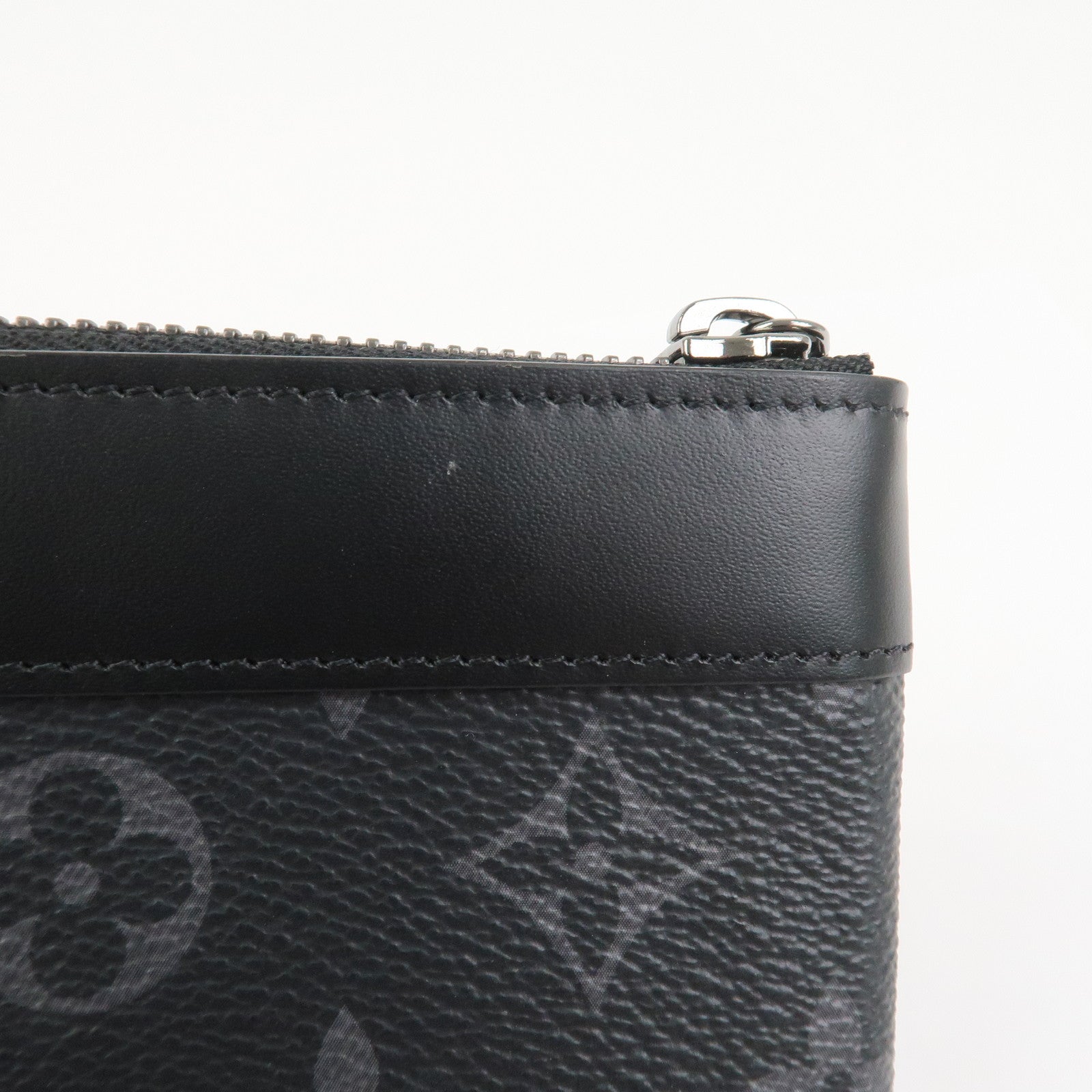 Louis Vuitton Monogram Eclips Pochette Discovery PM Pouch M44323