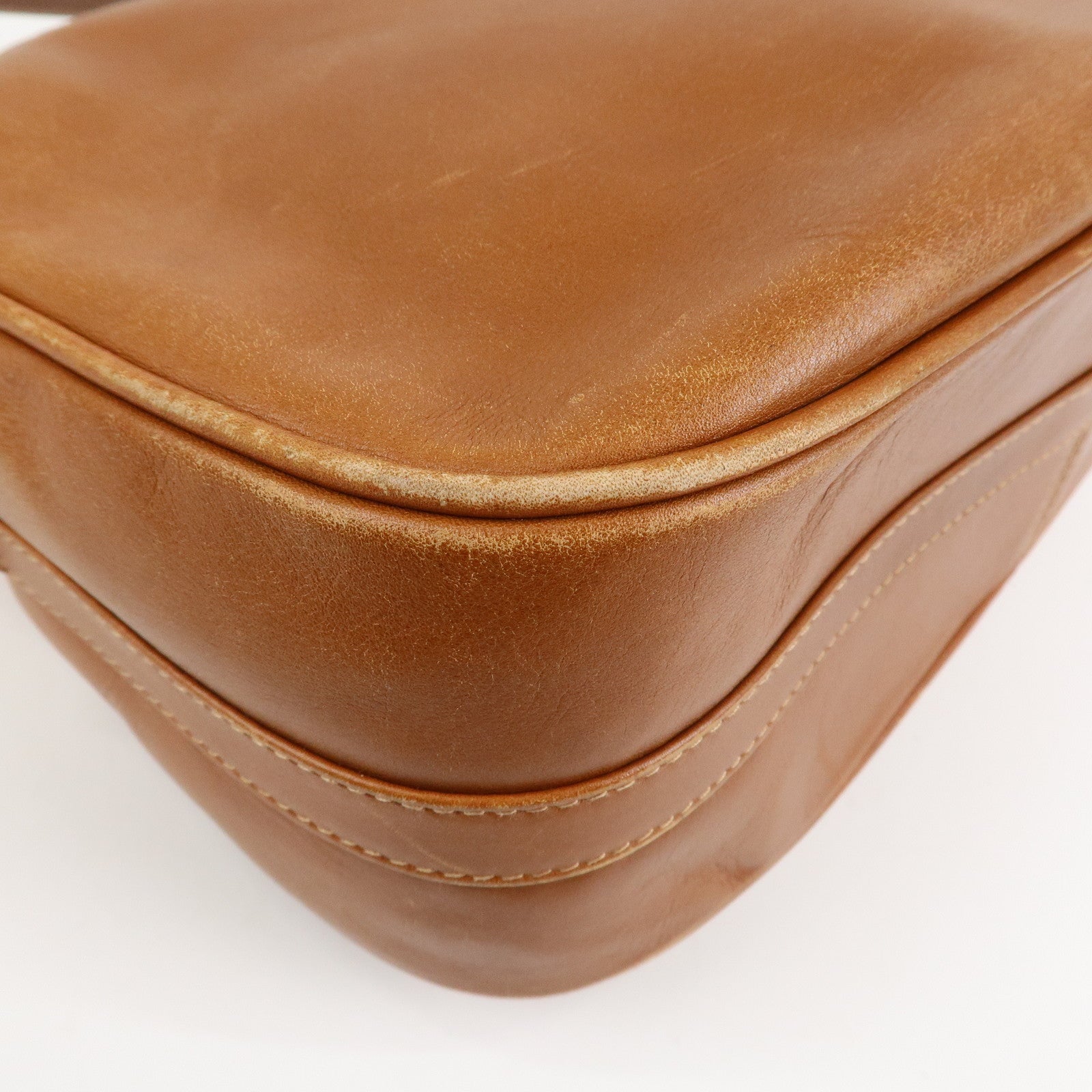 GUCCI Horsebit Leather Shoulder Bag Crossbody Bag 01.090.1411