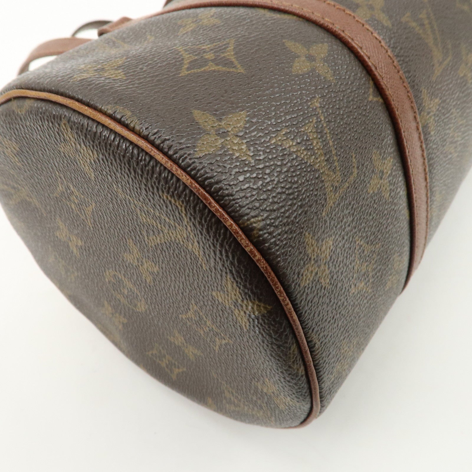 Louis Vuitton Monogram Papillon 30 Old Style Hand Bag Brown M51365
