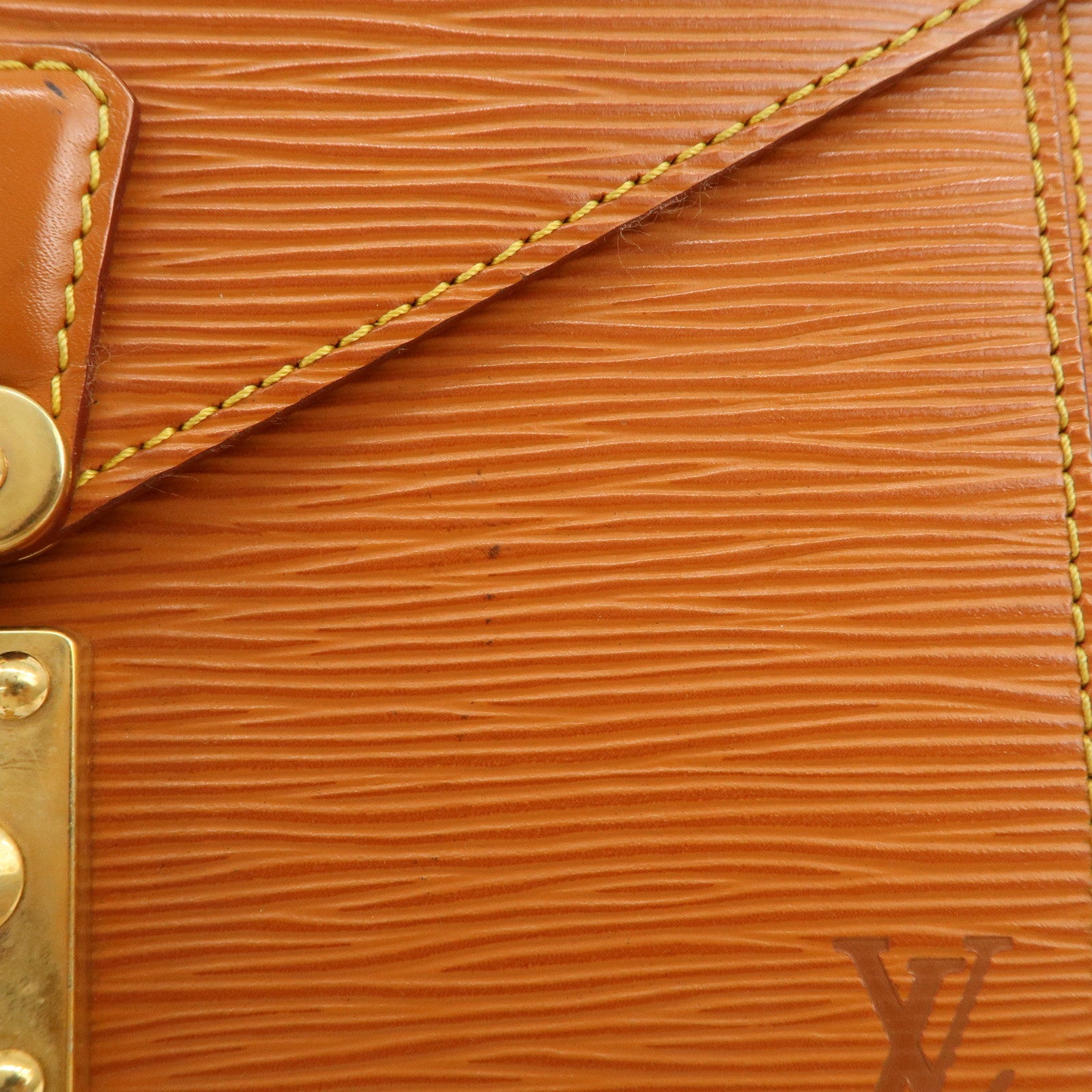 Louis Vuitton Epi Sellier Dragonne Clutch Bag Kenya Brown M52618