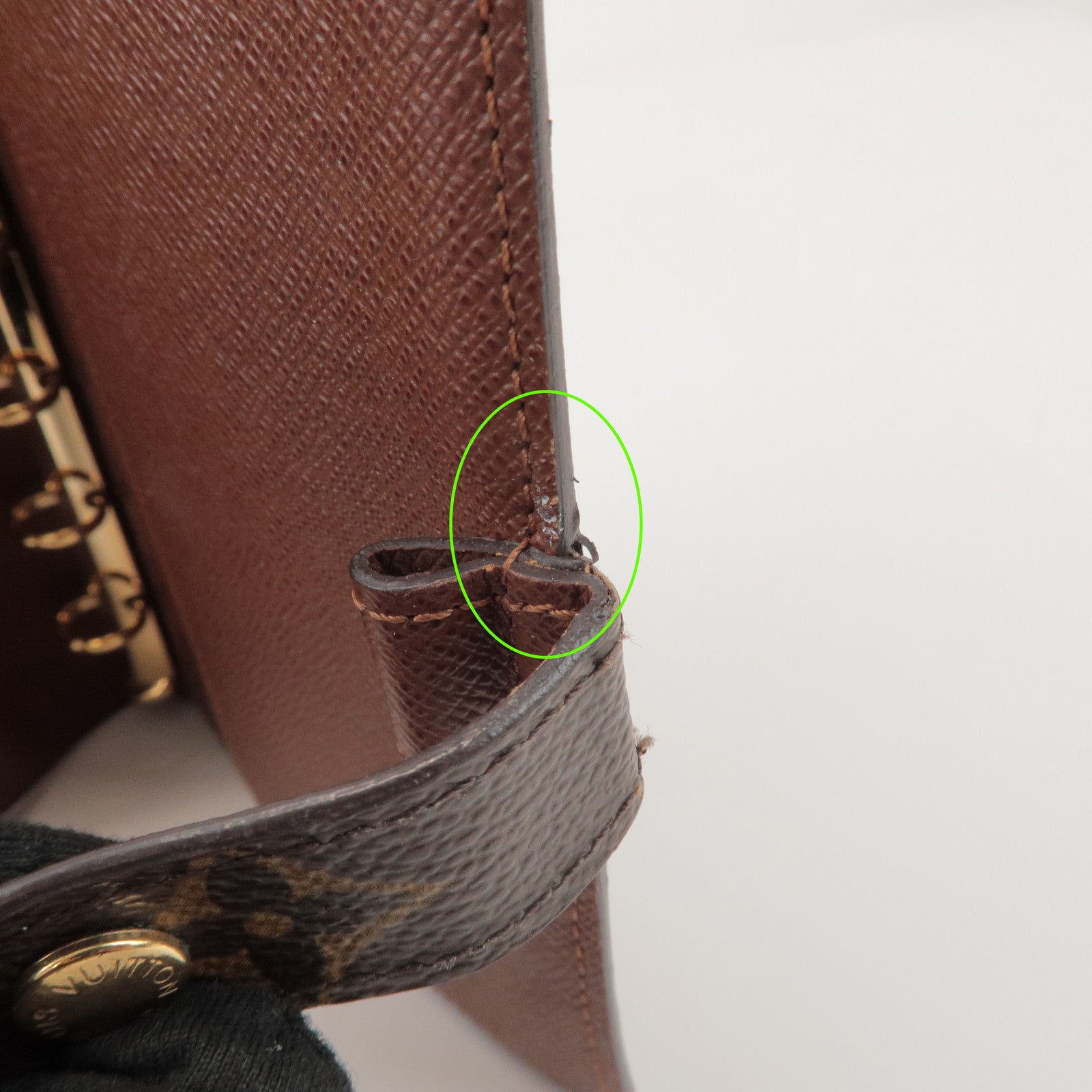 Louis Vuitton Monogram Agenda PM Planner Cover Brown R20005