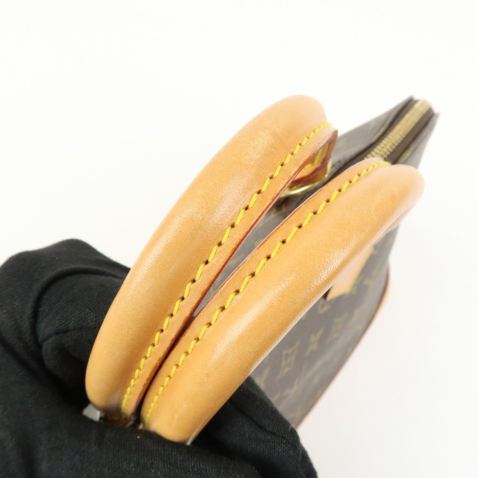 Louis Vuitton Monogram Alma Hand Bag Brown M51130