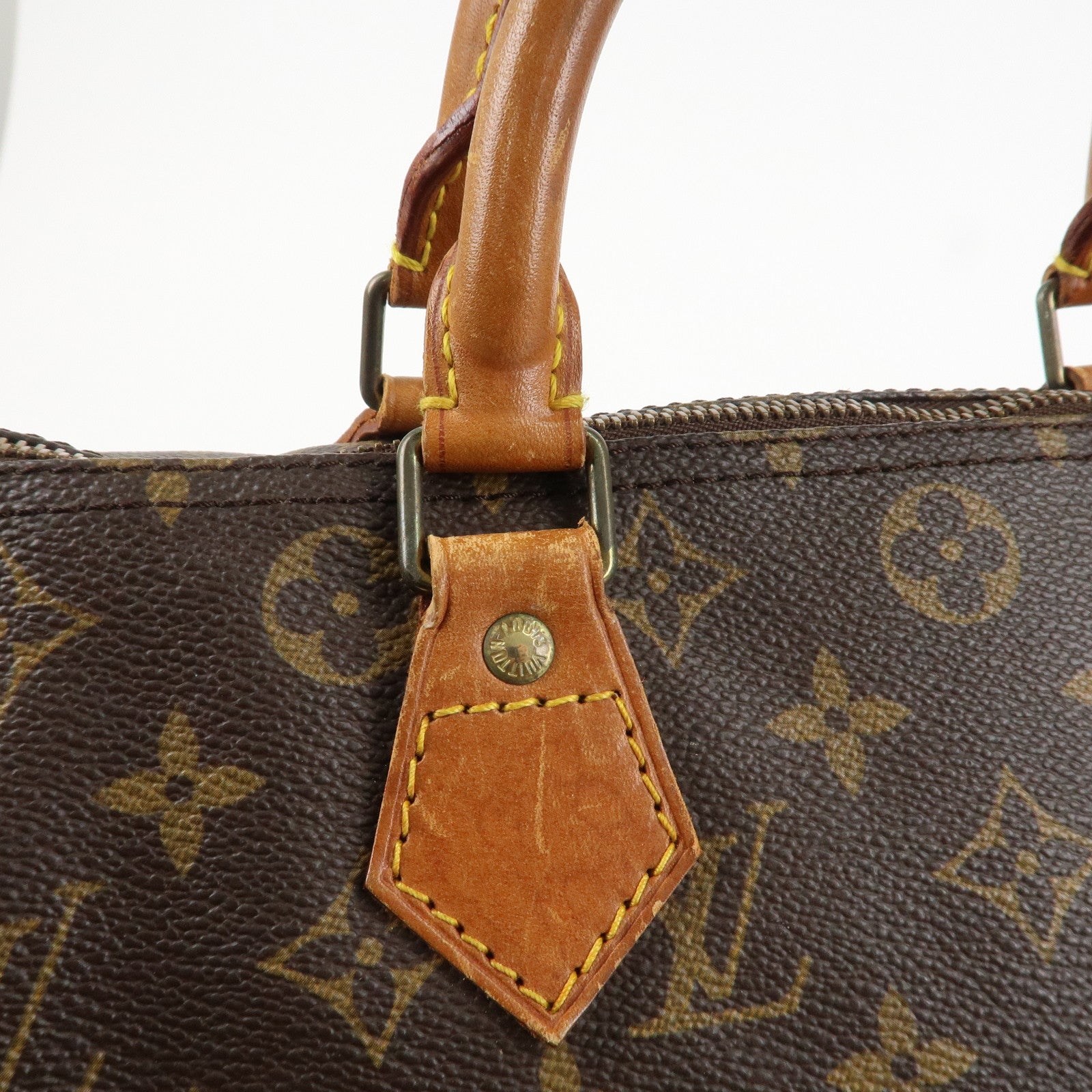 Louis Vuitton Monogram Speedy 30 Hand Bag Boston Bag M41526 Used