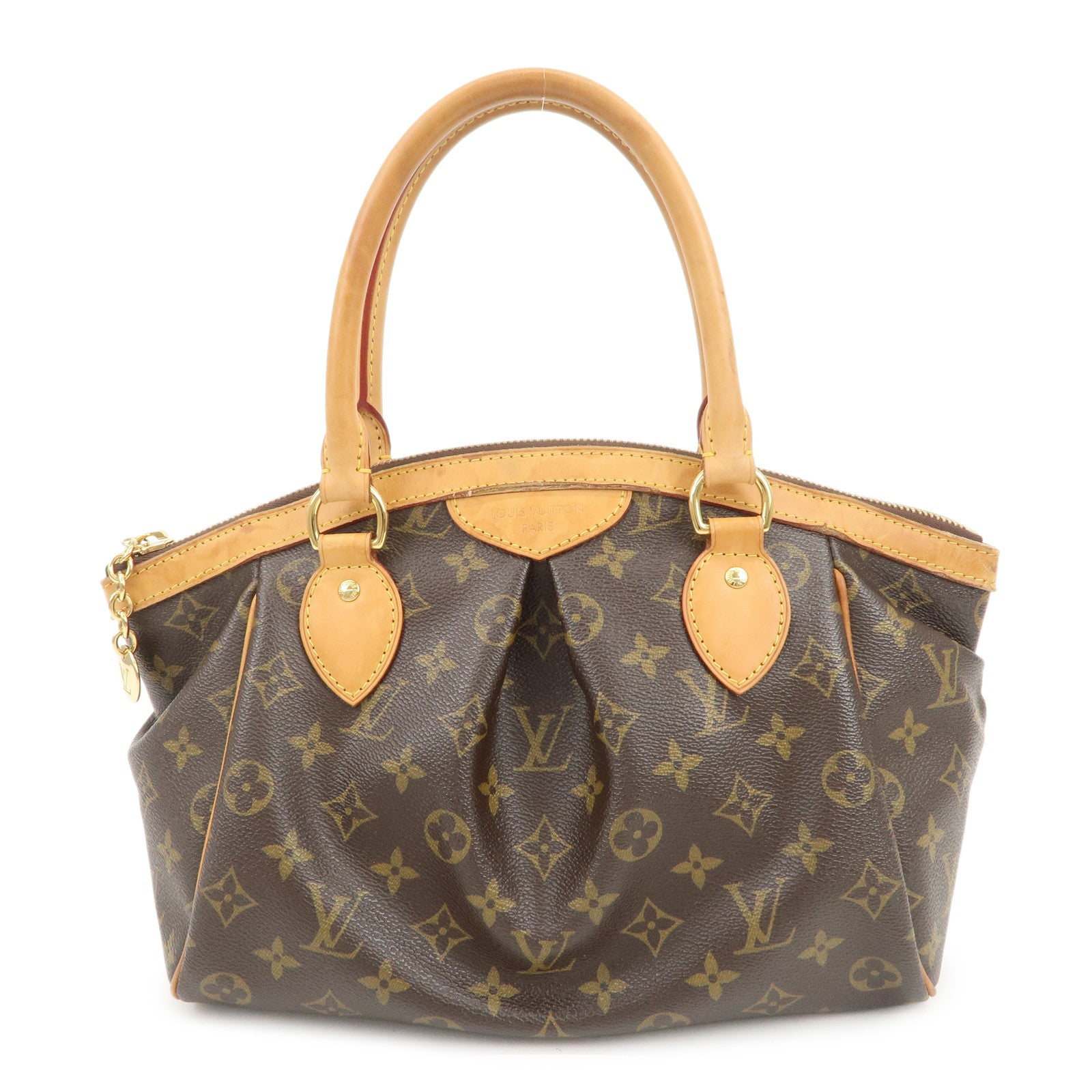Louis Vuitton Monogram Tivoli PM Hand Bag Shoulder Bag Brown M40143