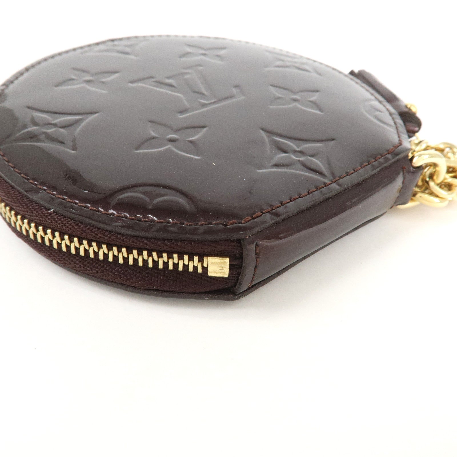 Louis Vuitton Vernis Leather Porte Monnaie Chapeau Coin Case M91413 Used