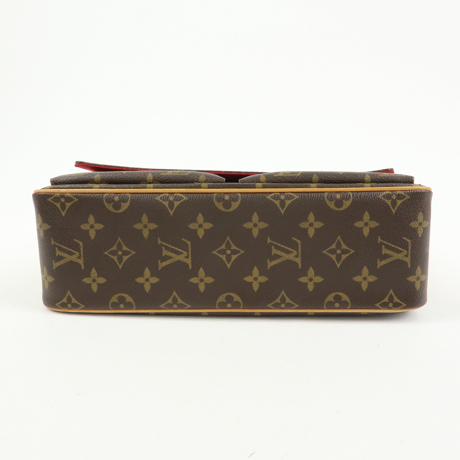 Louis Vuitton Monogram Vivacite Shoulder Bag Hand Bag Brown M51164