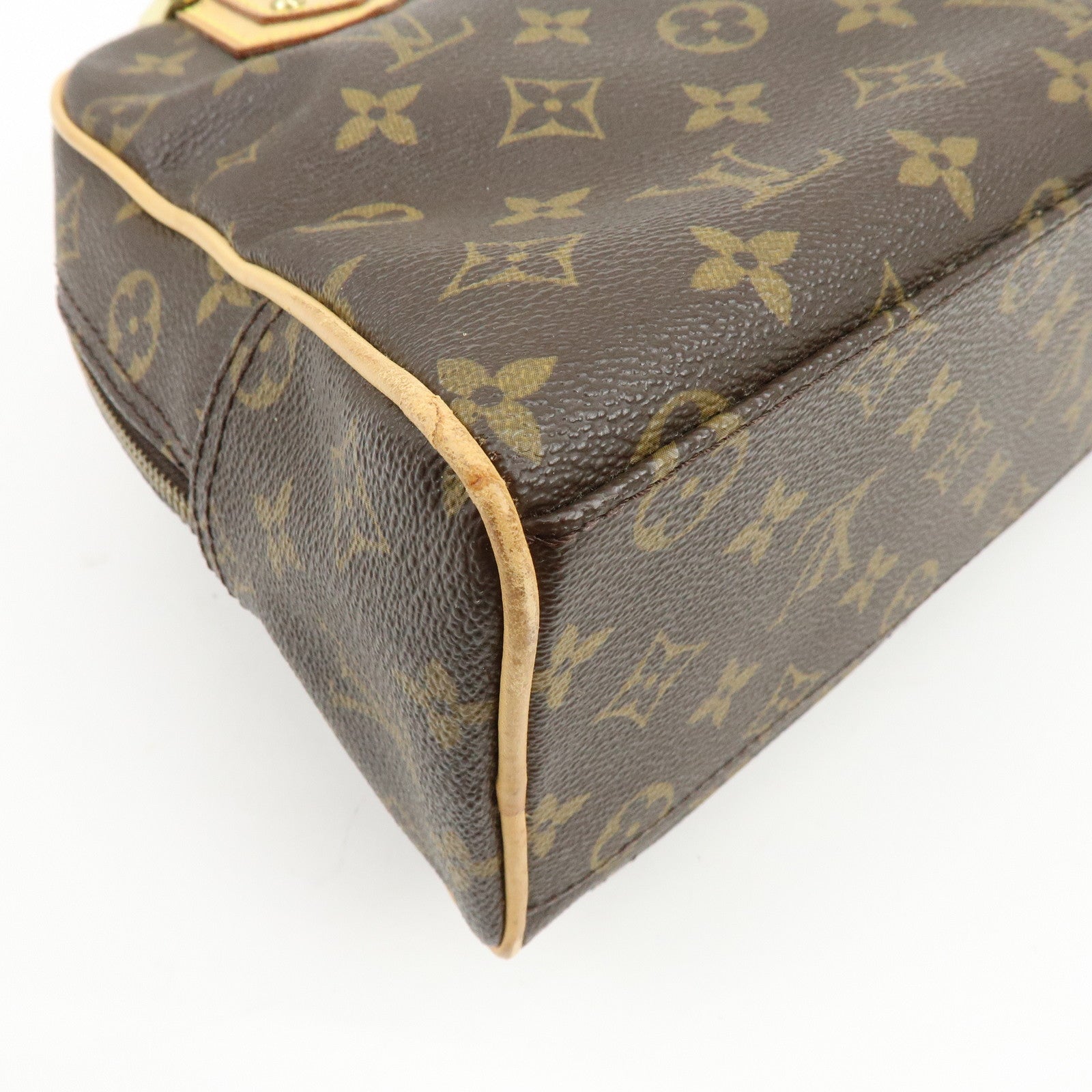 Louis Vuitton Monogram Manhattan PM Hand Bag Brown M40026