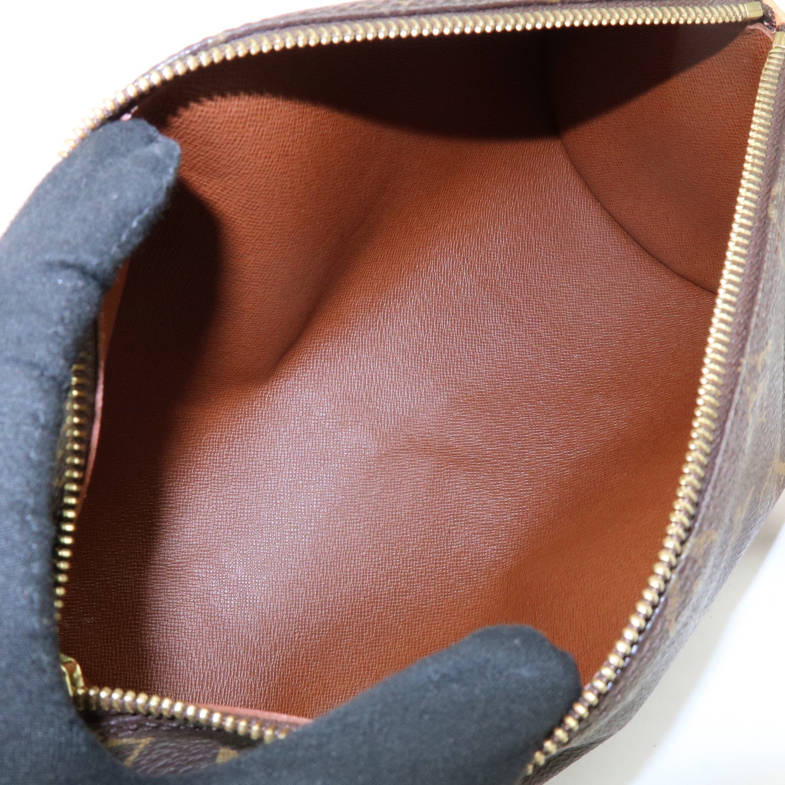 Louis Vuitton Monogram Papillon 26 Hand Bag Brown M51386