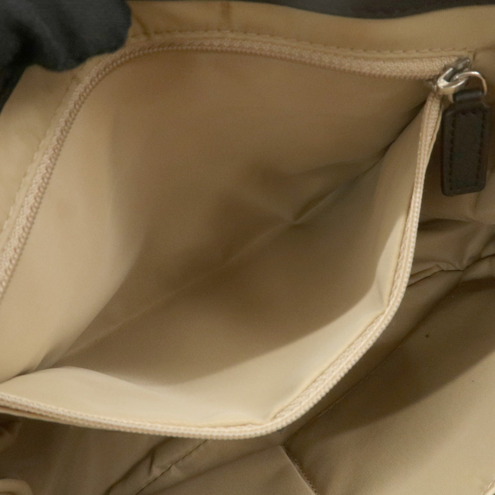 Christian Dior Trotter Leather Canvas Hand Bag Brown Used