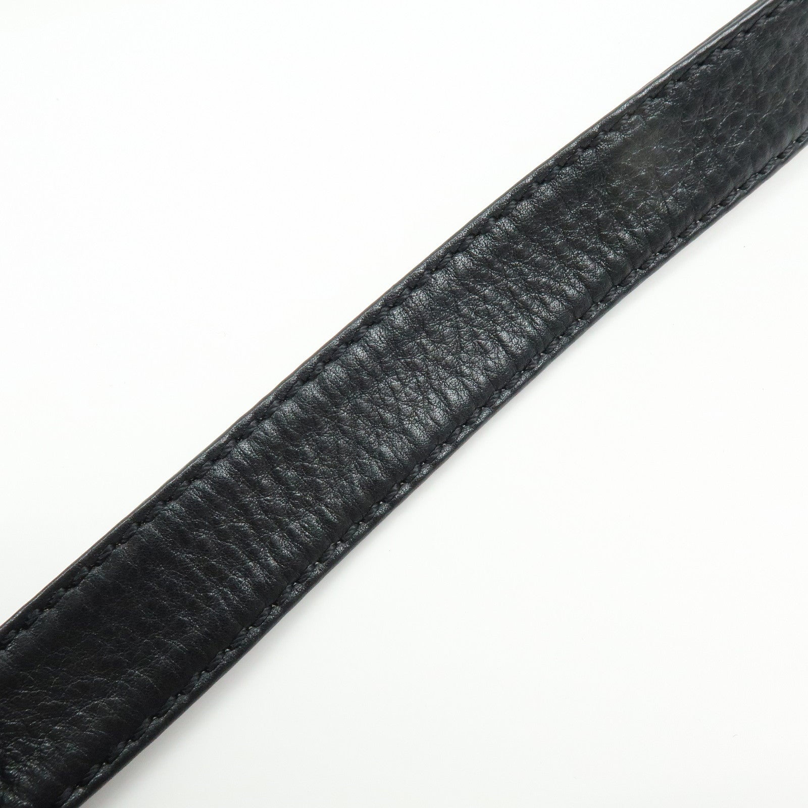 CHANEL Calf Leather 2Way Bag Shoulder Bag Tote Bag Black Gold