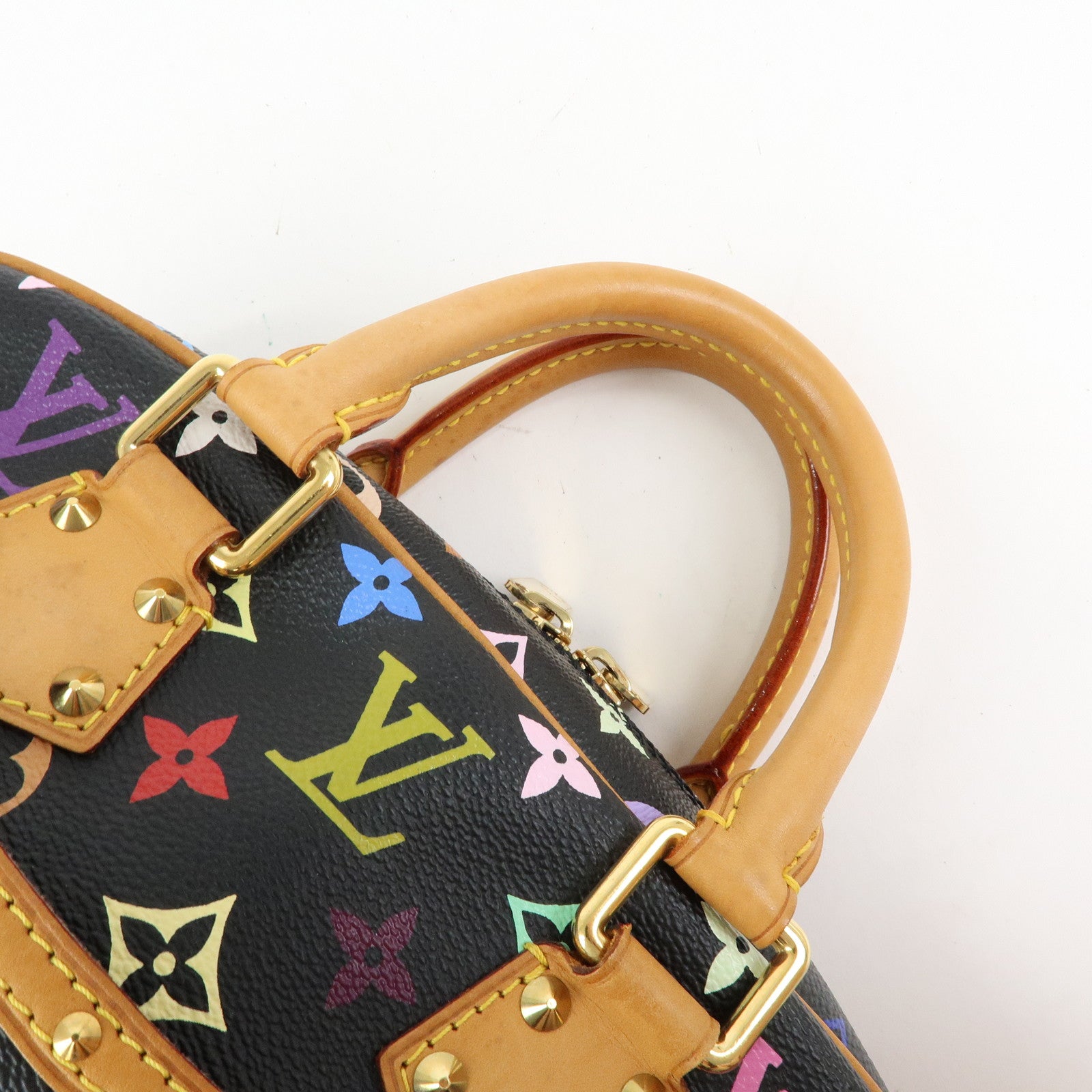 Louis Vuitton Monogram Trouville Multicolor Hand Bag Noir M92662