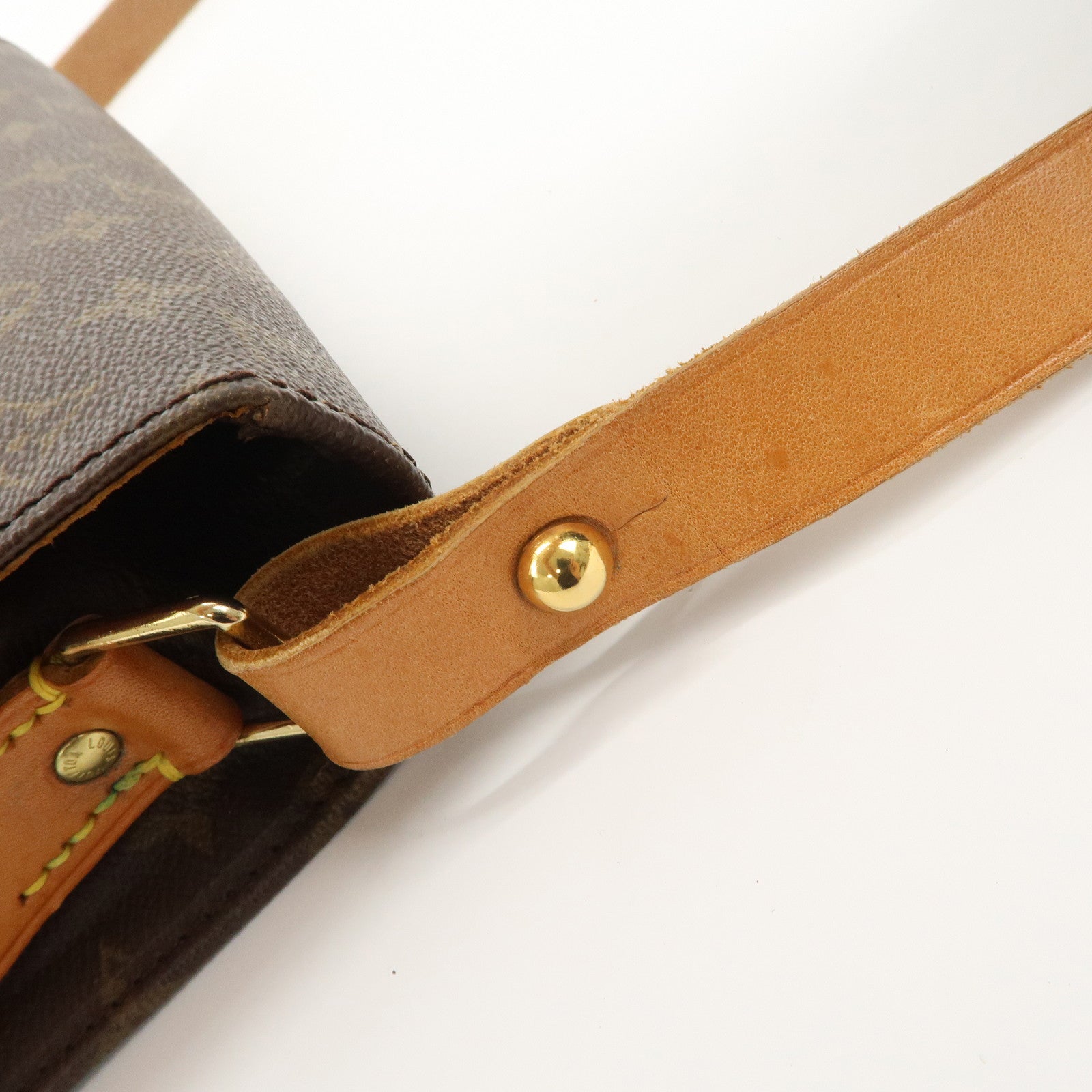 Louis Vuitton Monogram Cartouchiere GM Crossbody Bag Brown M51252