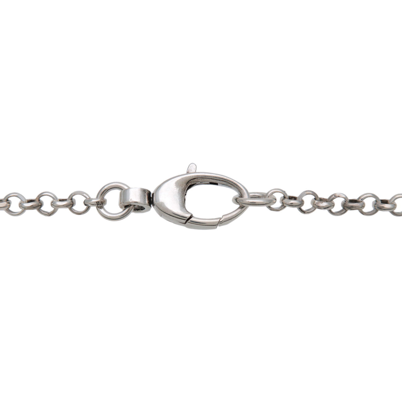 GUCCI Double G Arabesque Key Necklace SV925 Silver