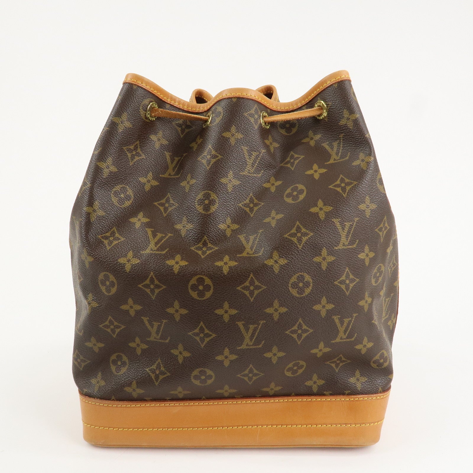 Louis Vuitton Monogram Noe Shoulder Bag Hand Bag Brown M42224 Used