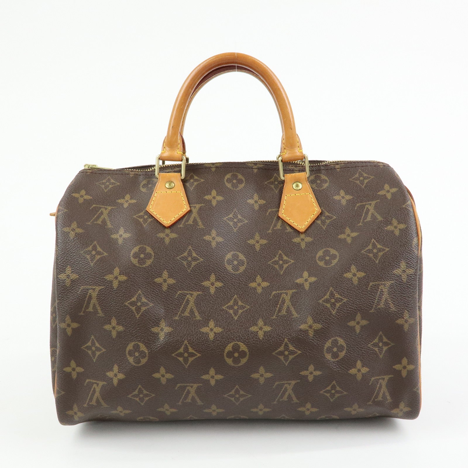 Louis Vuitton Monogram Speedy 30 Boston Bag Hand Bag Brown M41526