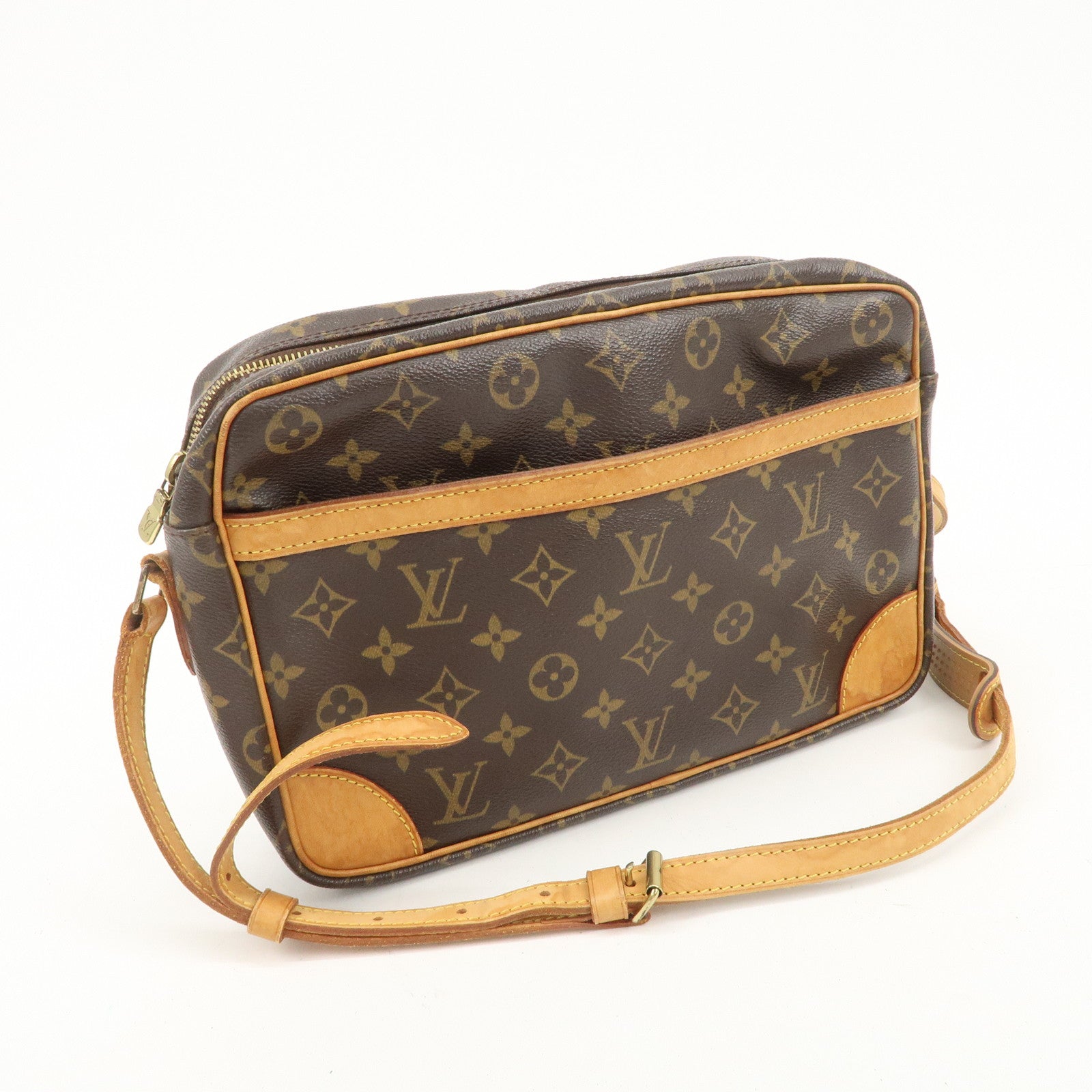 Louis Vuitton Monogram Trocadero 27 Shoulder Bag Brown M51274 Used