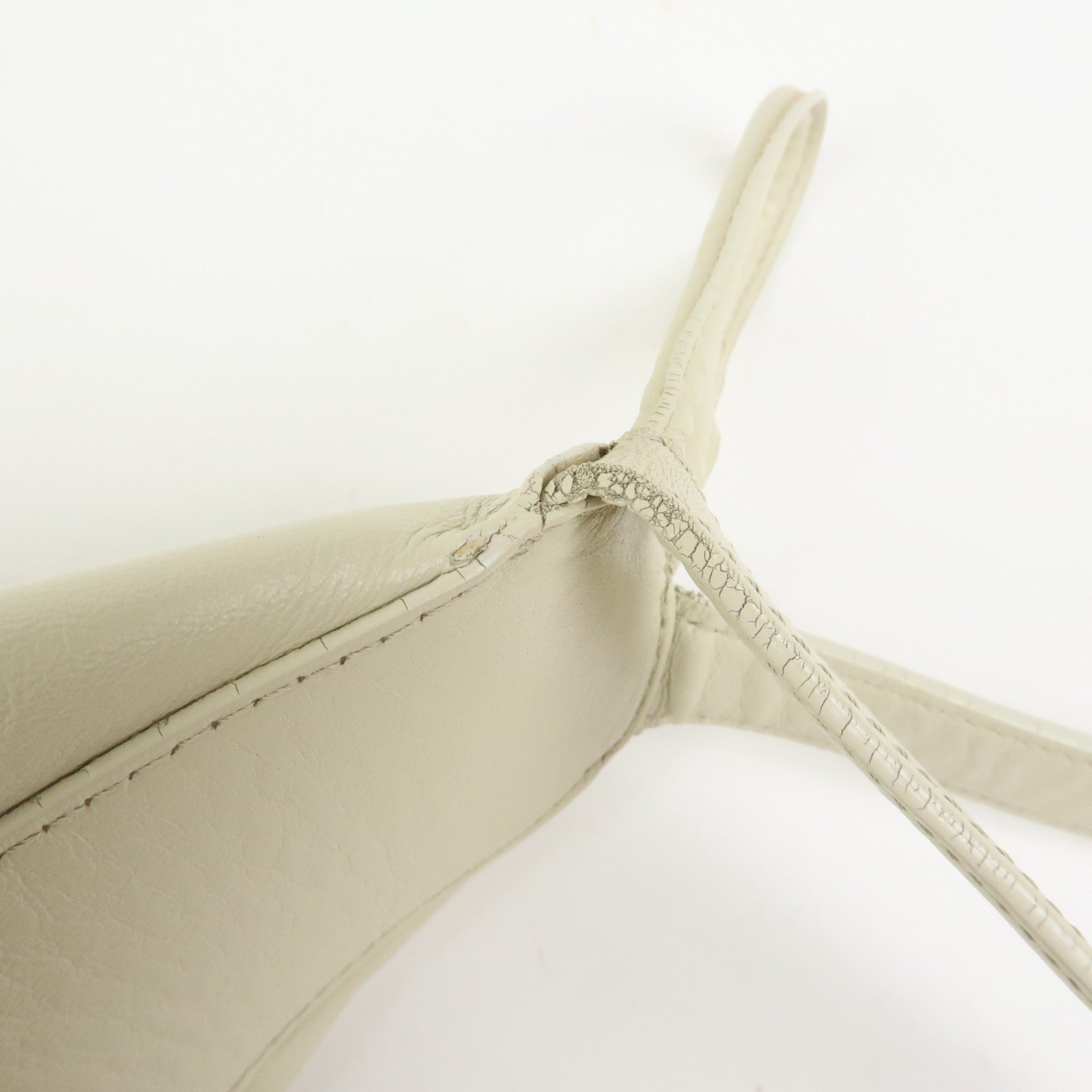 LOEWE Anagram Anton Leather Backpack Rucksuck Ivory