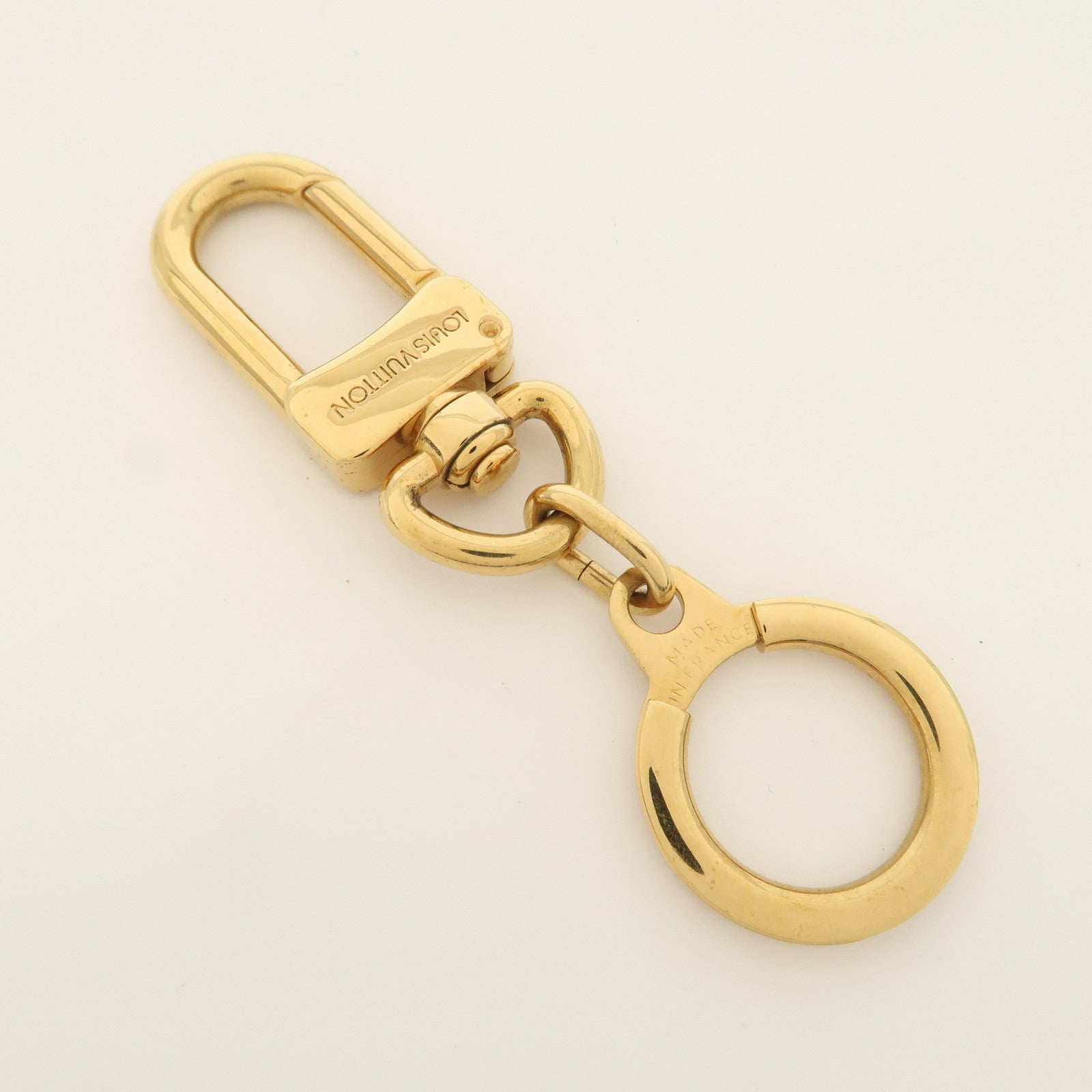 Louis Vuitton Ano Cles Key Chain Bag Chram Gold M62694 Used