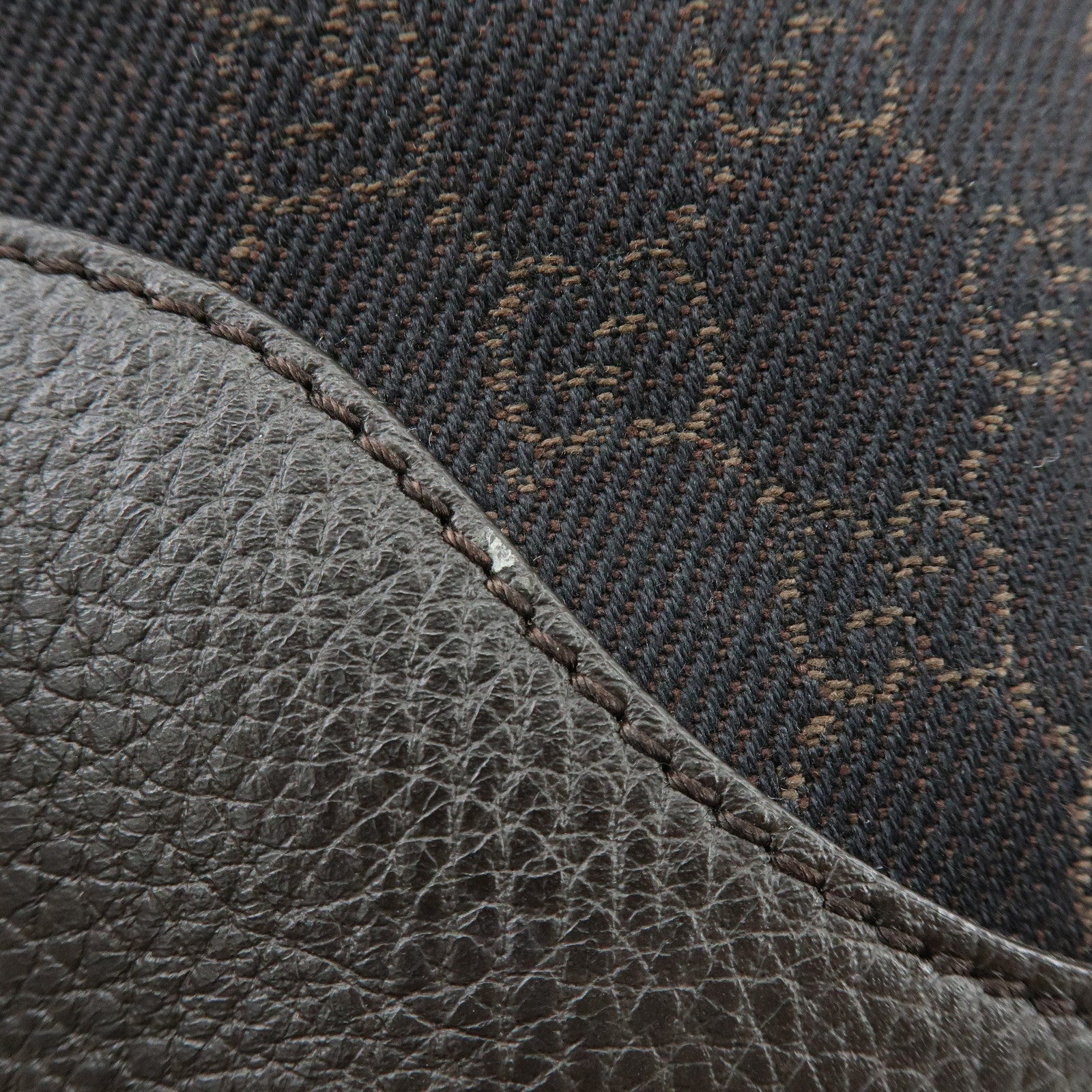 GUCCI GG Canvas Leather Tote Bag Shoulder Bag Black 289719