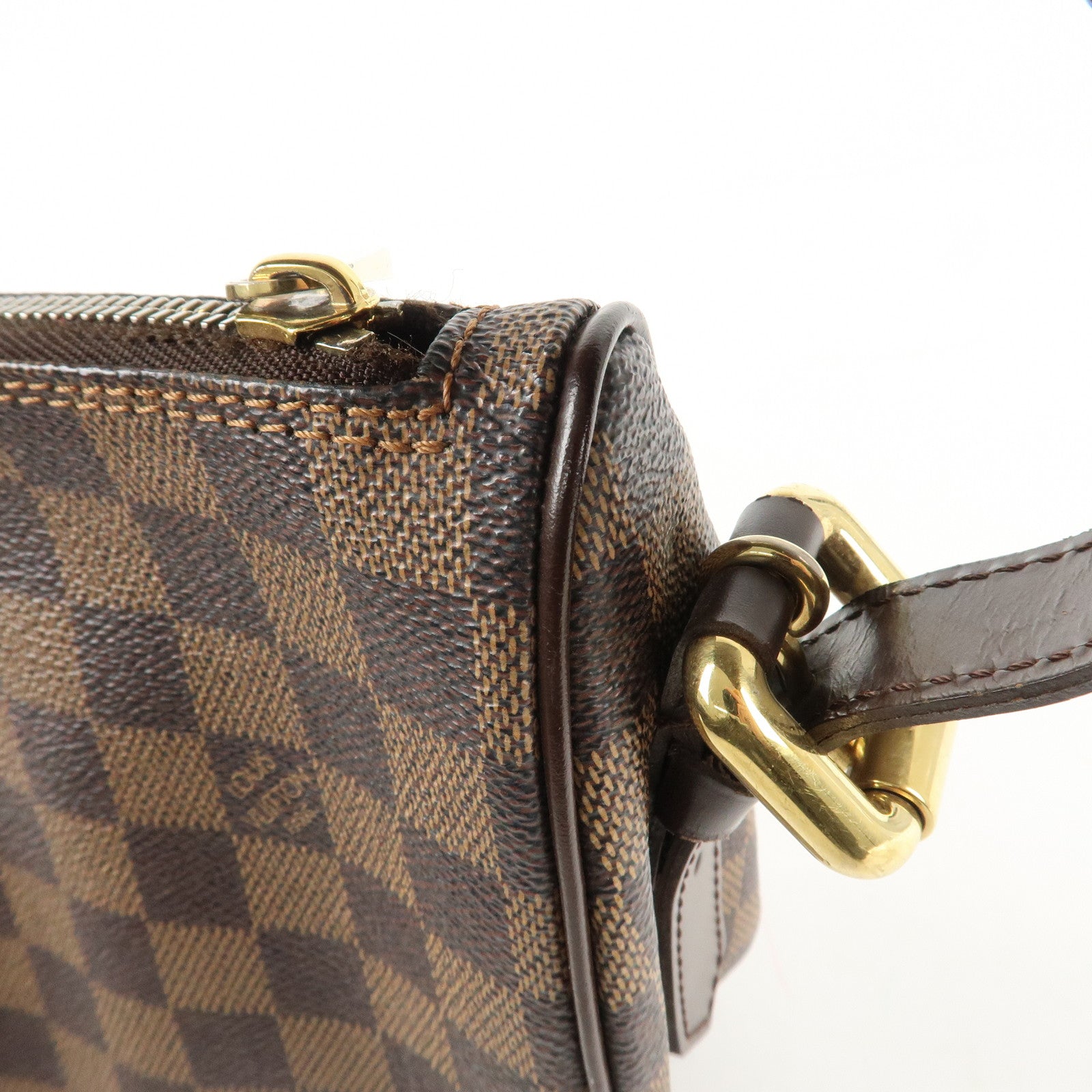 Louis Vuitton Damier Leather Canvas Ravello GM Shoulder Bag N60006 Used