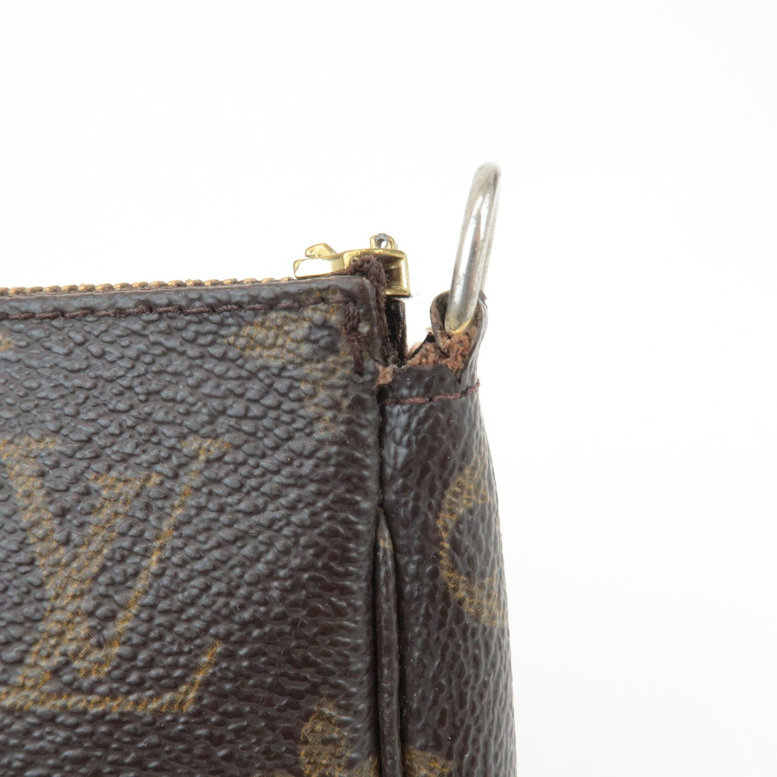 Louis Vuitton Monogram Pochette Accessoires Hand Bag Brown M51980