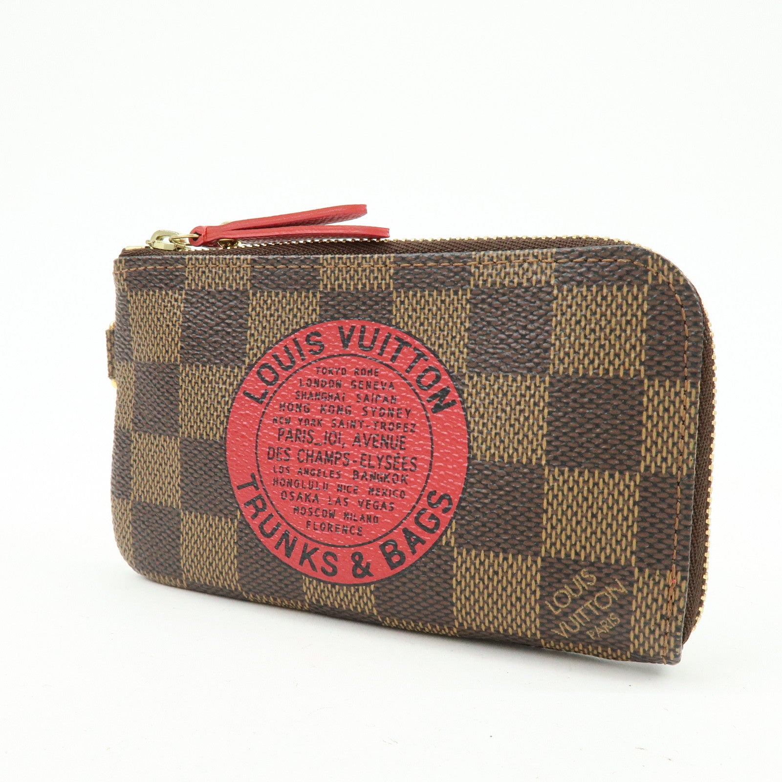 Louis Vuitton Damier T&B Pochette Cles Complice Coin Case N61742