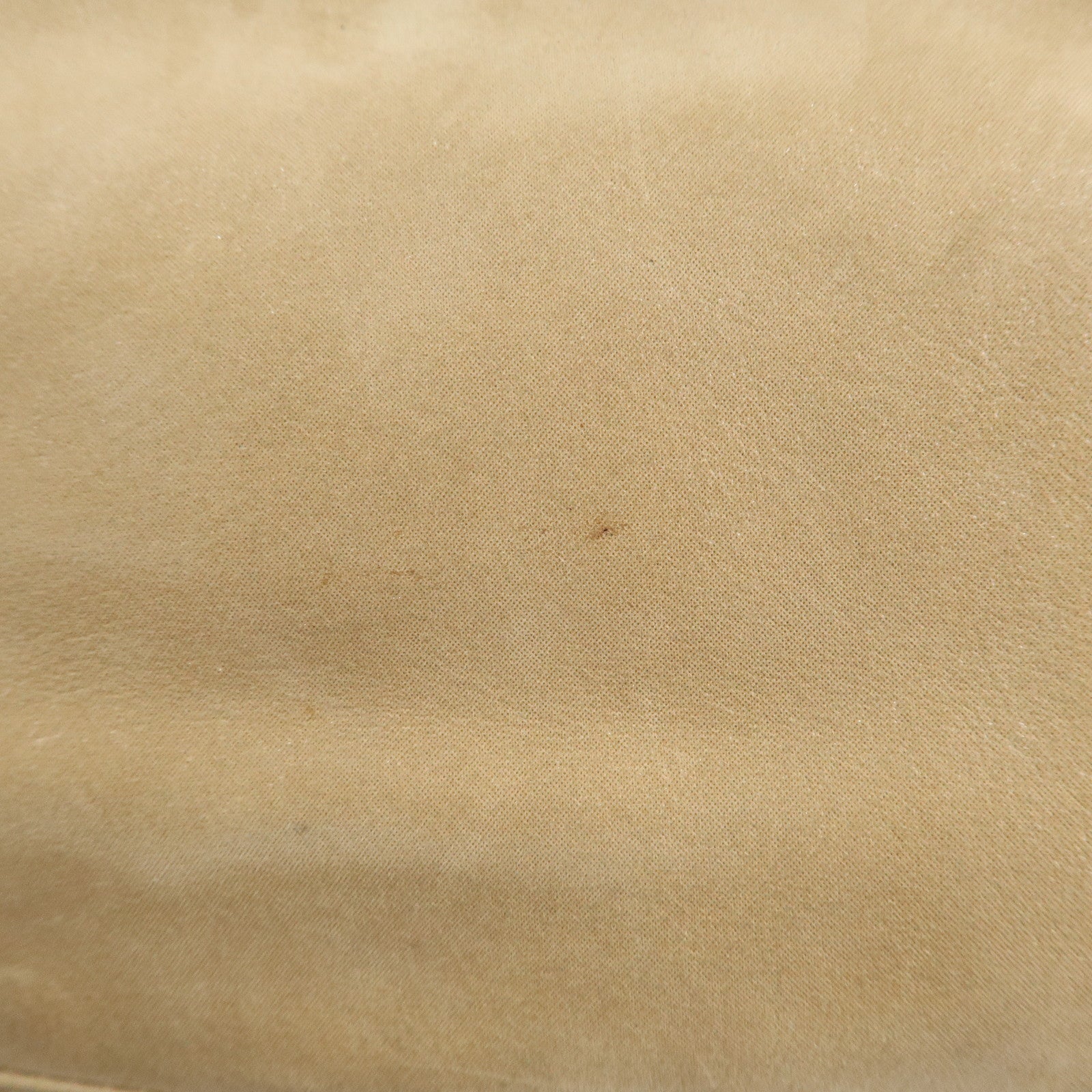 FENDI Mamma Baguette Leather Chain Shoulder Bag Beige 8BR180 Used