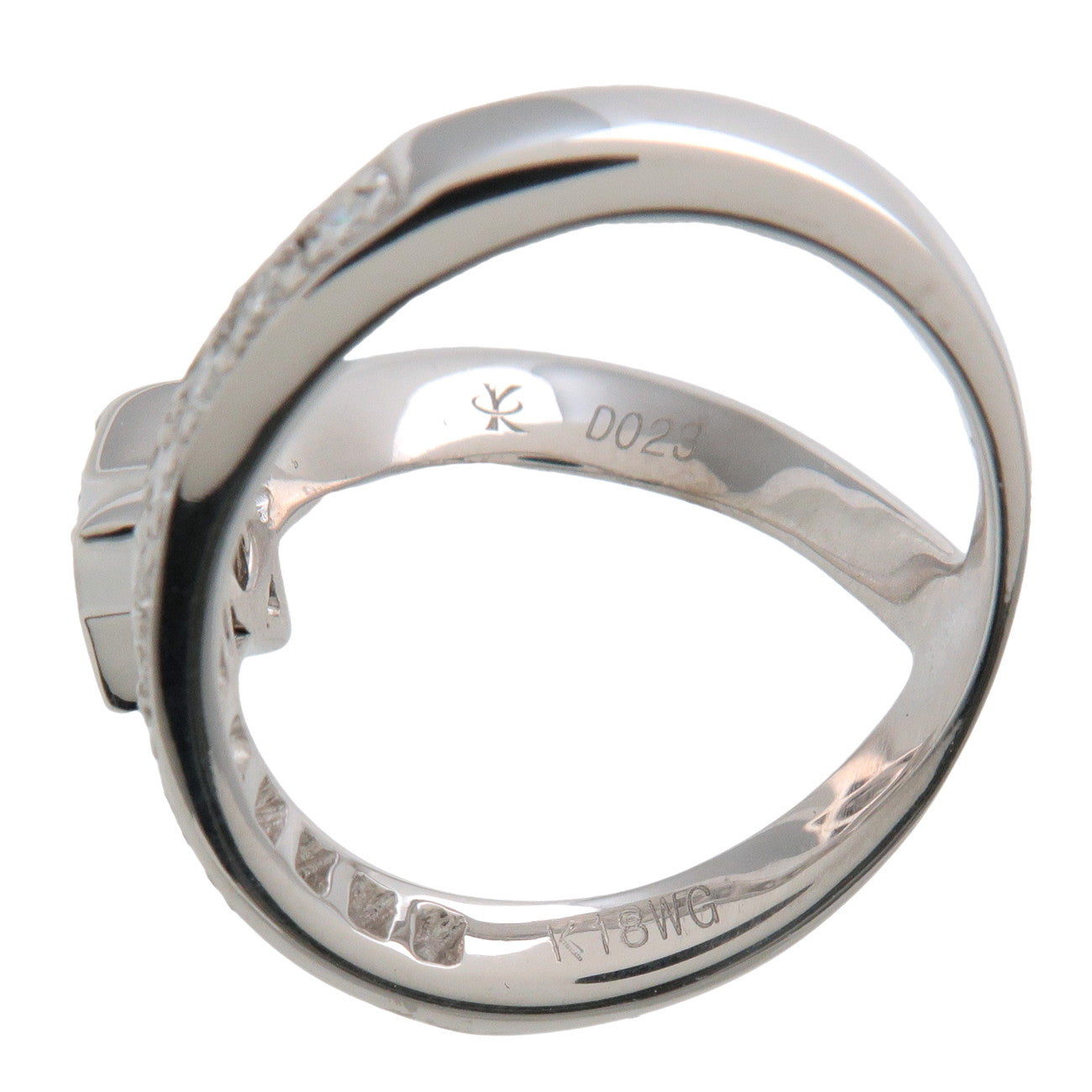 KARATI Star Motif Diamond Ring 0.23ct K18WG 750WG