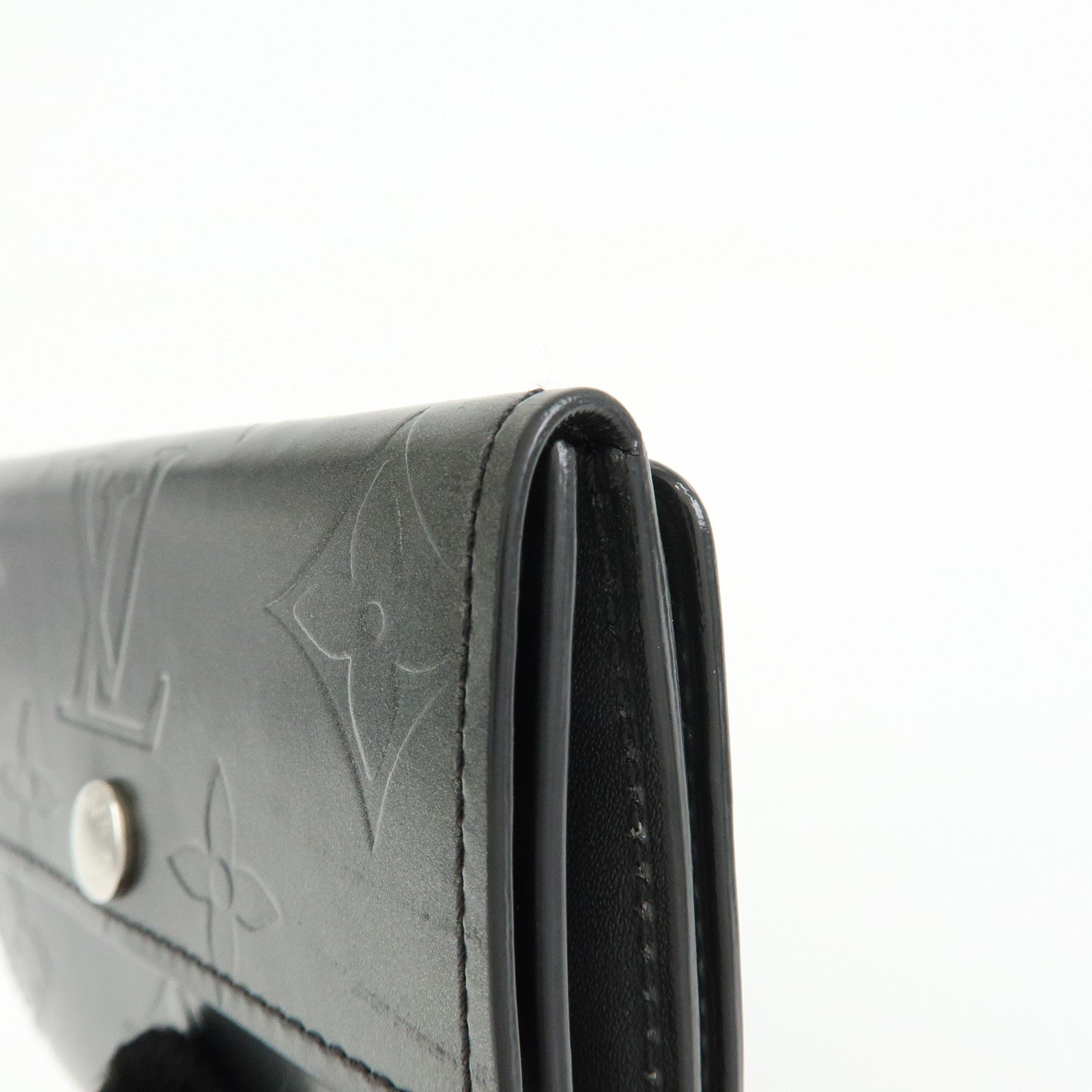 Louis Vuitton Monogram Matte Vernis Ludlow Coin Case Noir M65122