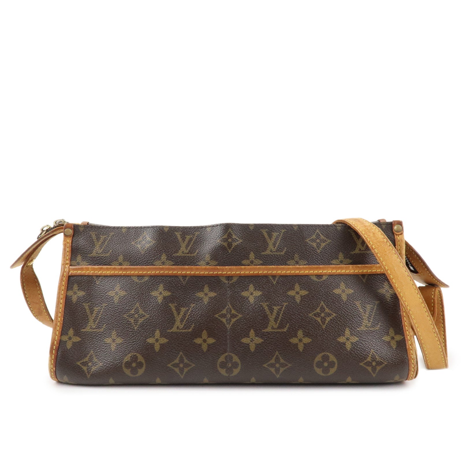 Louis Vuitton Monogram Popincourt Long Shoulder Bag Brown M40008 Used