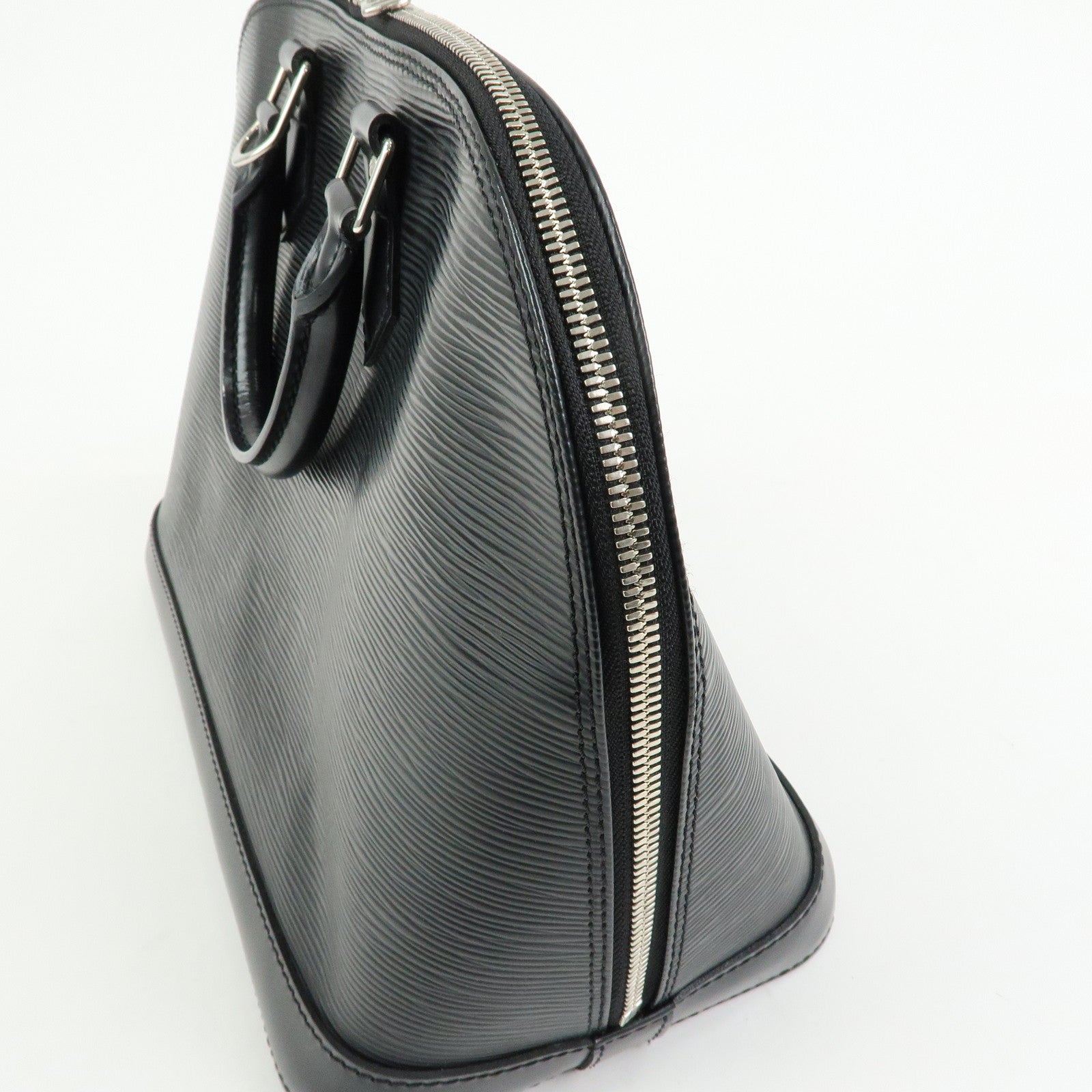Louis Vuitton Epi Leather Alma PM Hand Bag Noir Black M40302