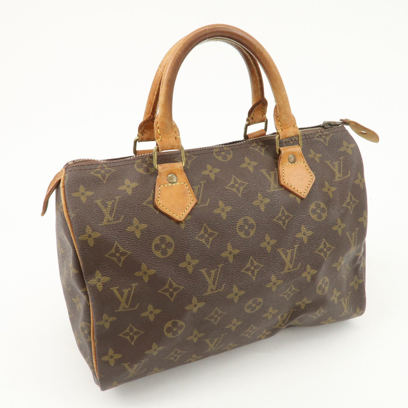 Louis Vuitton Monogram Speedy 30 Hand Bag Boston Bag M41526 Used