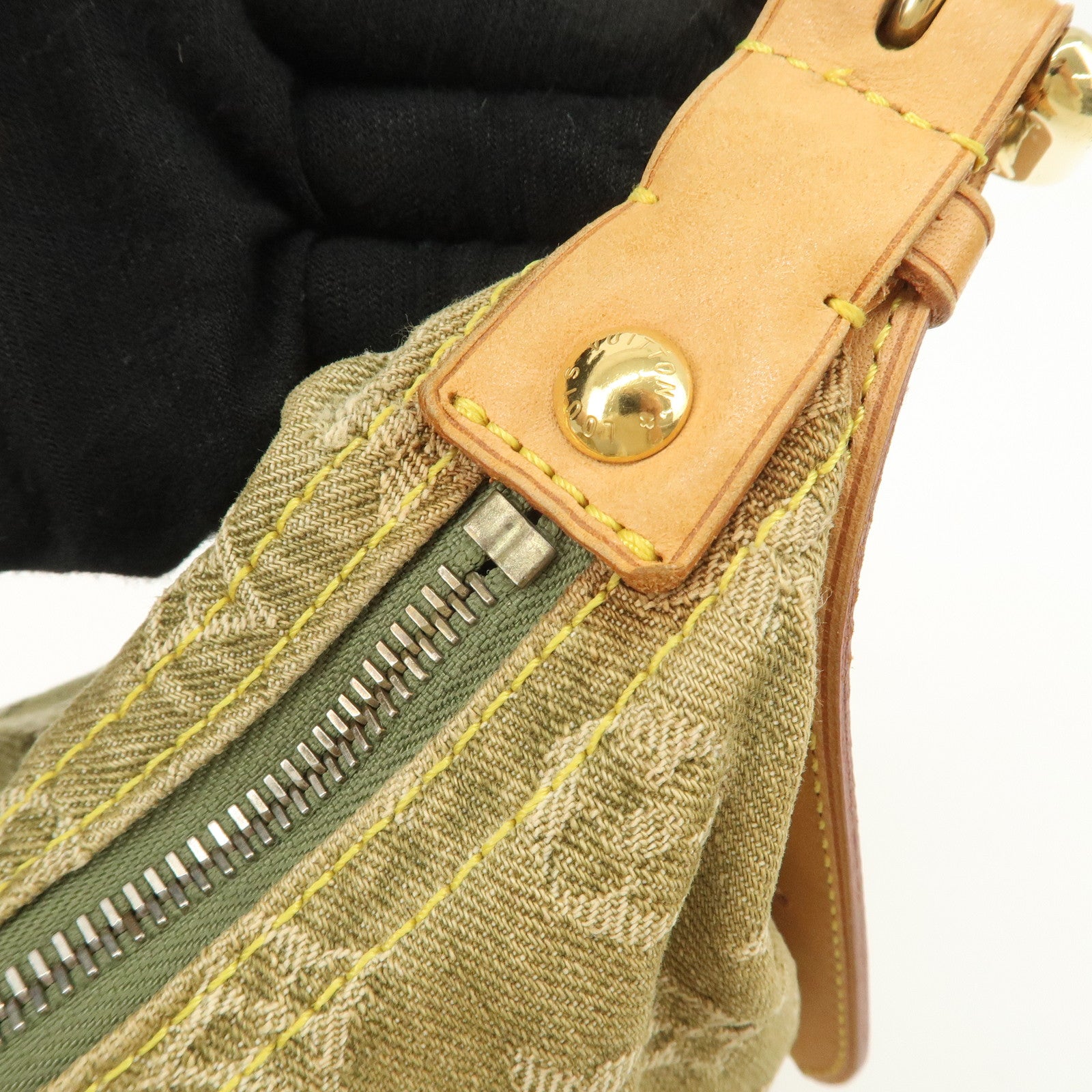 Louis Vuitton Monogram Denim Baggy GM Shoulder Bag Lichen M95211