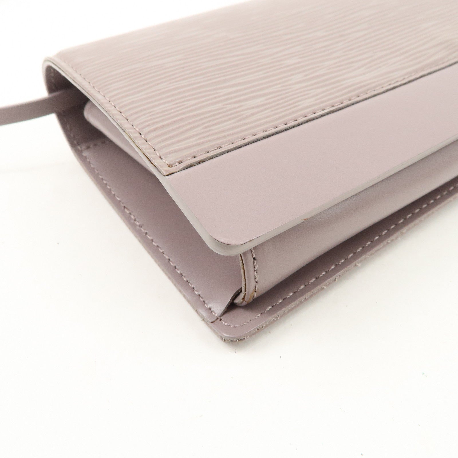 Louis Vuitton Epi Honfleur Hand Bag Shoulder Bag Lilac M5273B Used