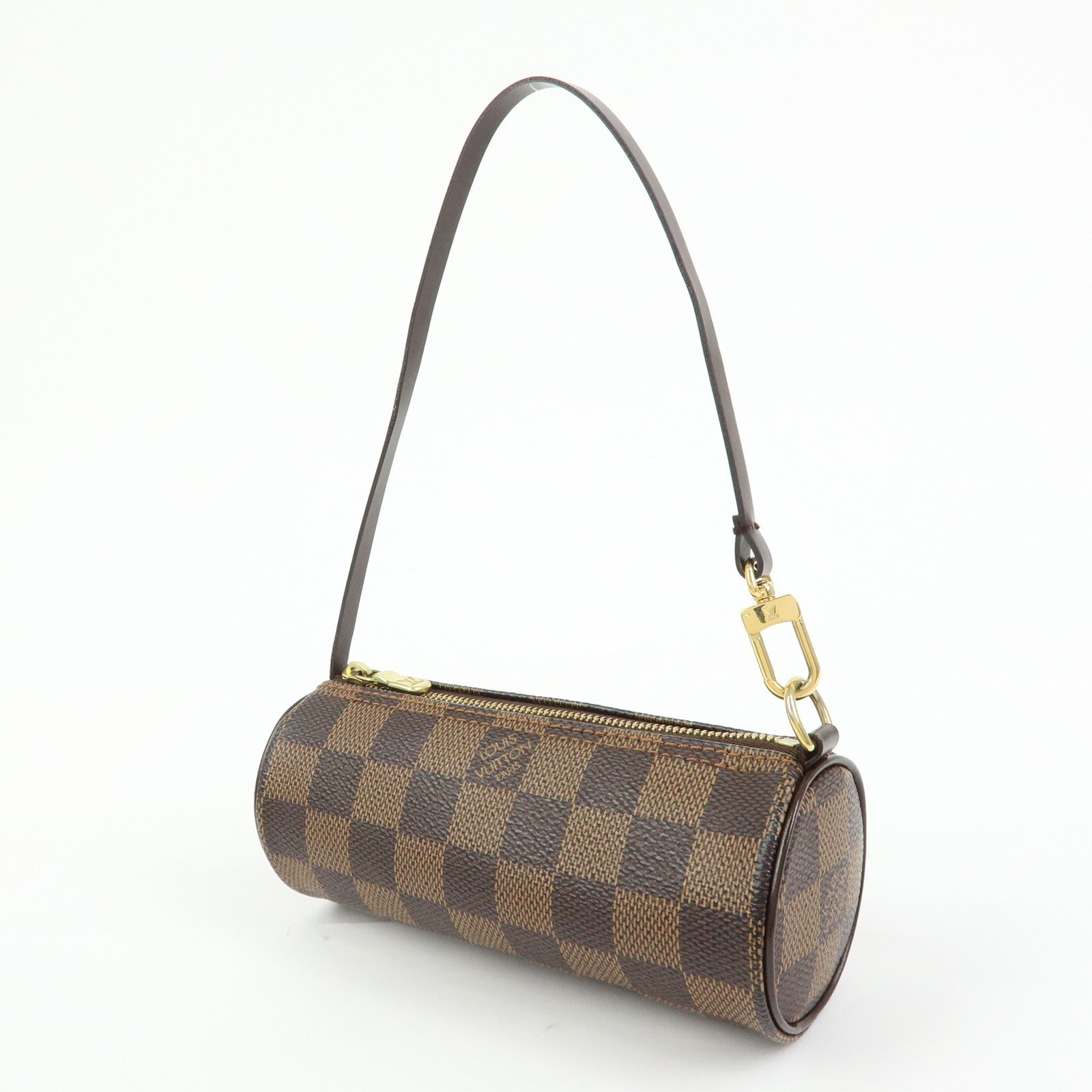 Louis Vuitton Damier Ebene Mini Pouch for Papillon Bag Brown