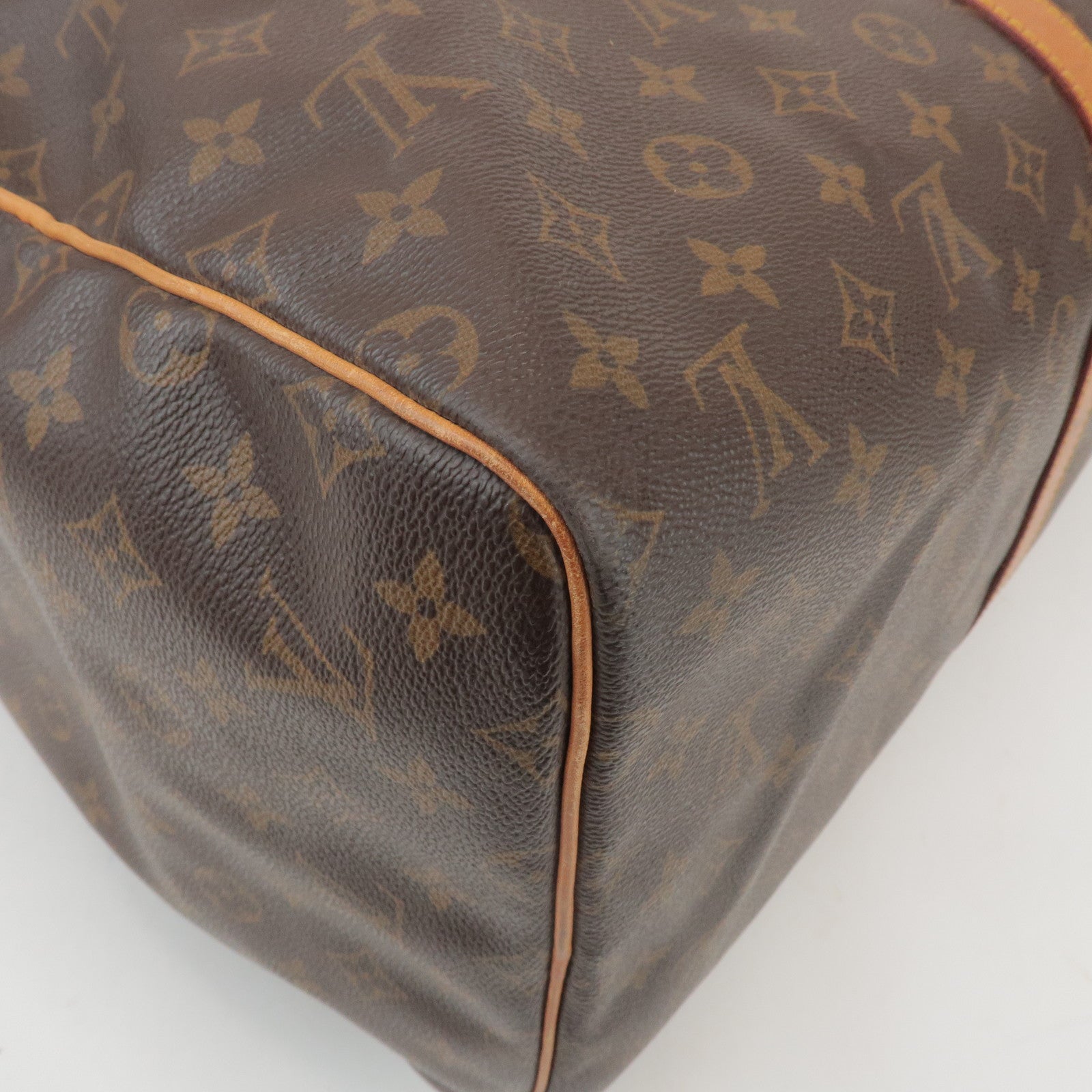 Louis Vuitton Monogram Keep All 55 Boston Bag Brown M41424