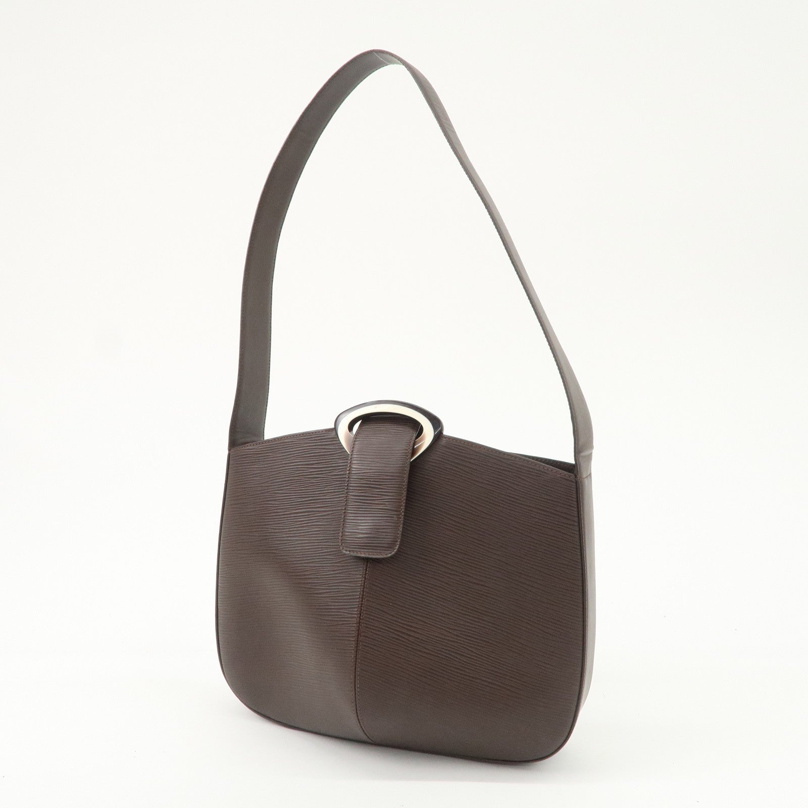 Louis Vuitton Epi Reverie Hand Bag Shoulder Bag Moca M5216D Used