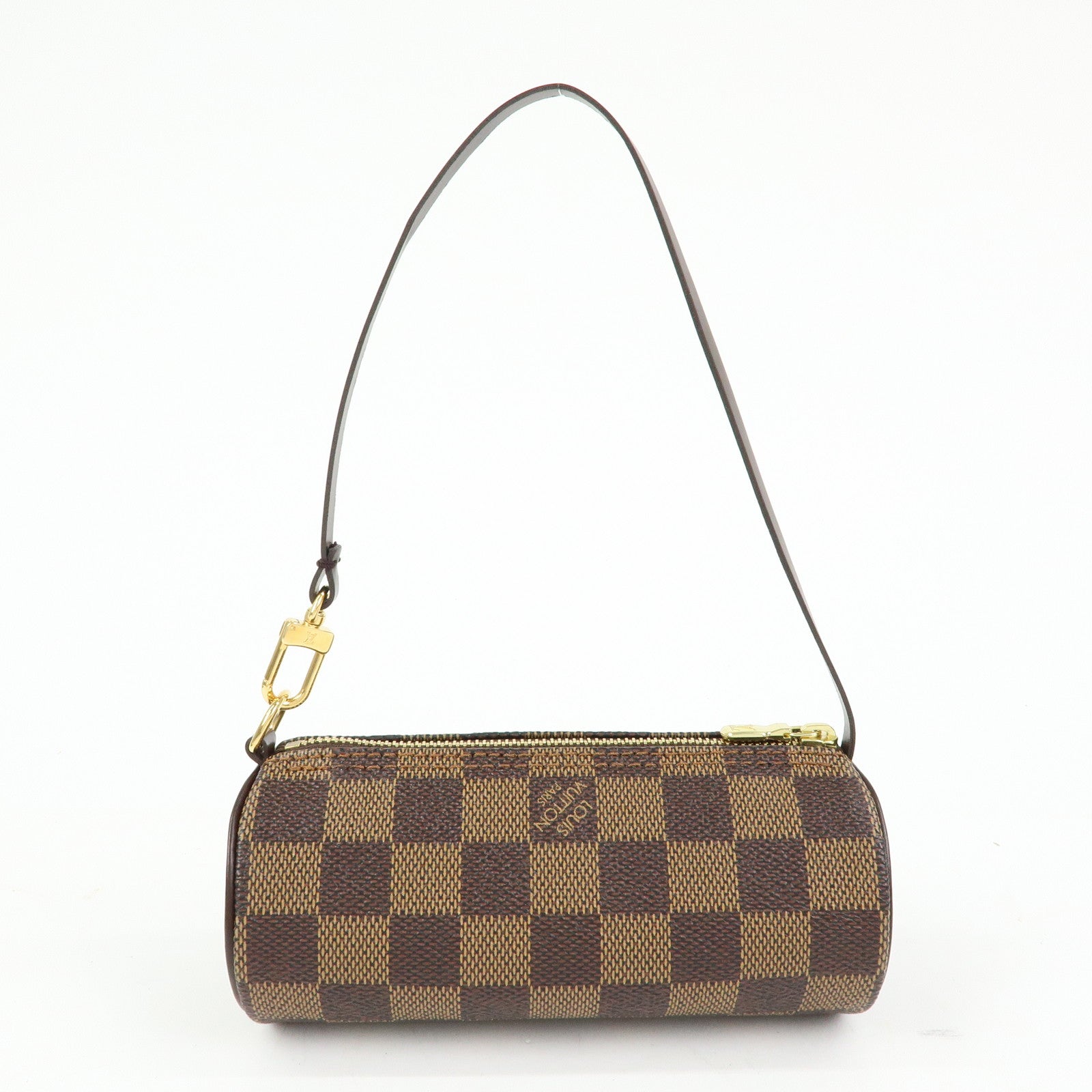 Louis Vuitton Damier Ebene Mini Pouch for Papillon Bag Brown
