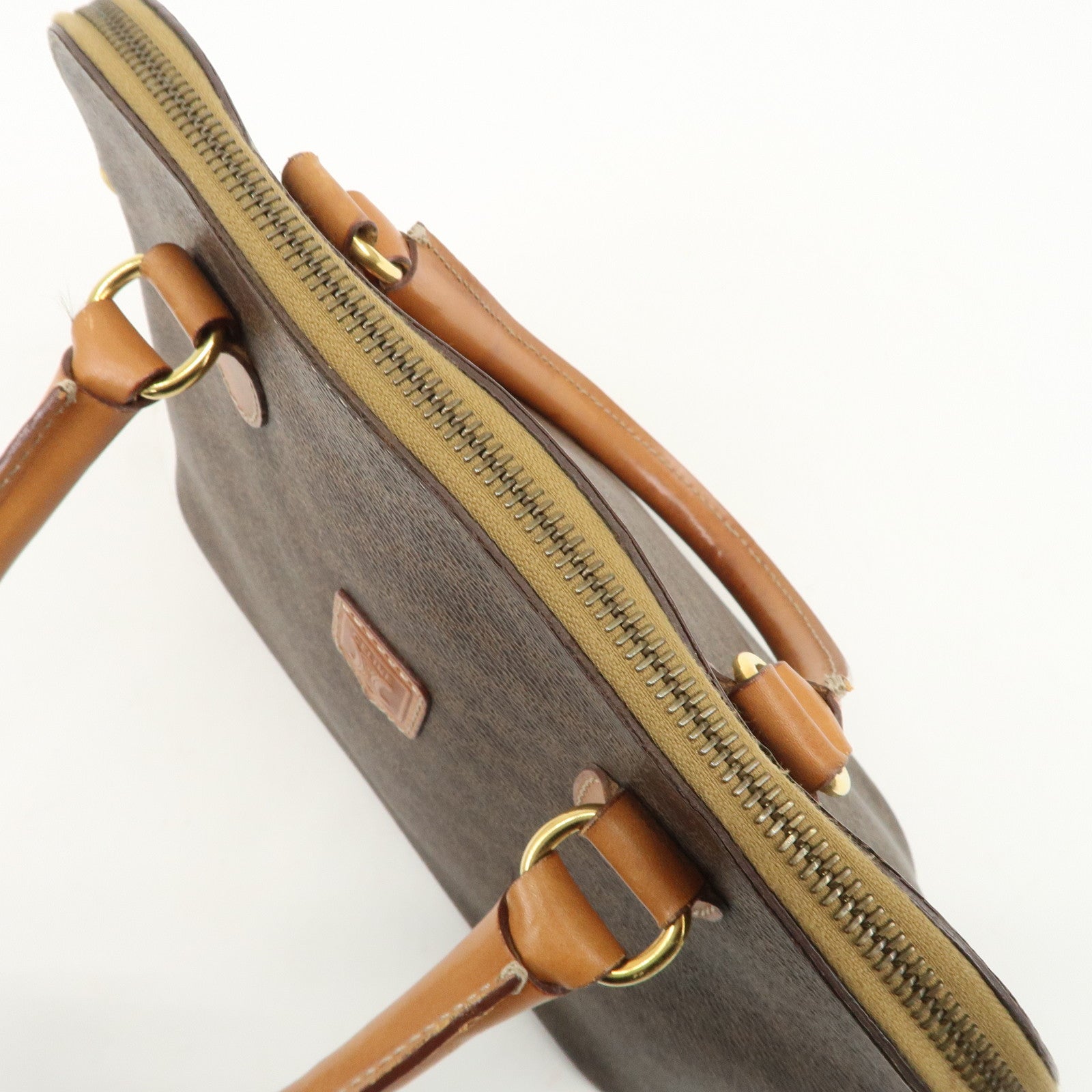CELINE Macadam PVC Leather Hand Bag Shoulder Bag