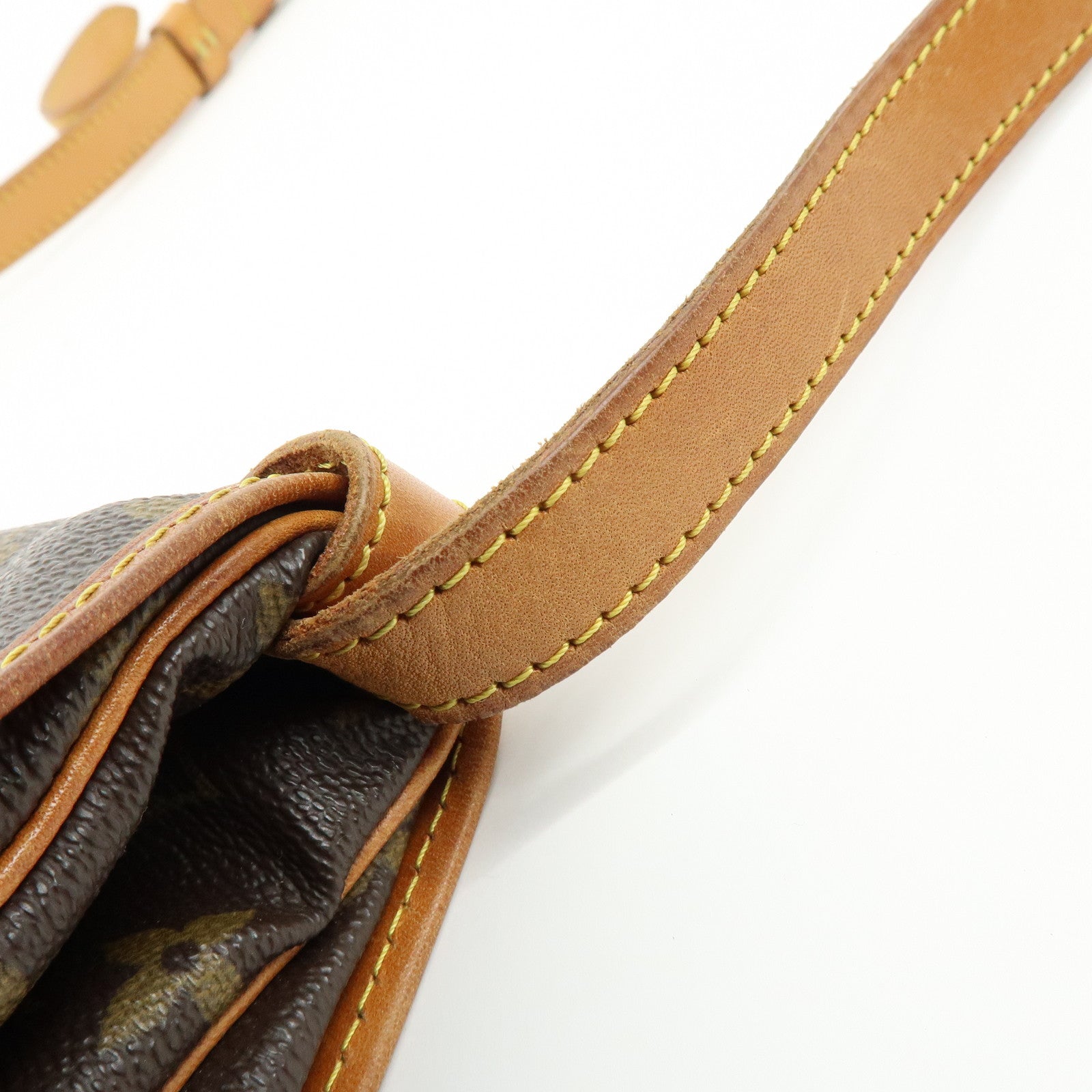 Louis Vuitton Monogram Saumur 30 Canvas Shoulder Bag Brown M42256