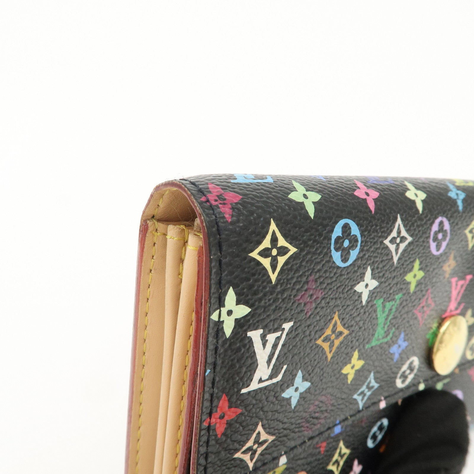 Louis Vuitton Monogram Multicolor Portefeuille Sarah Wallet M9353