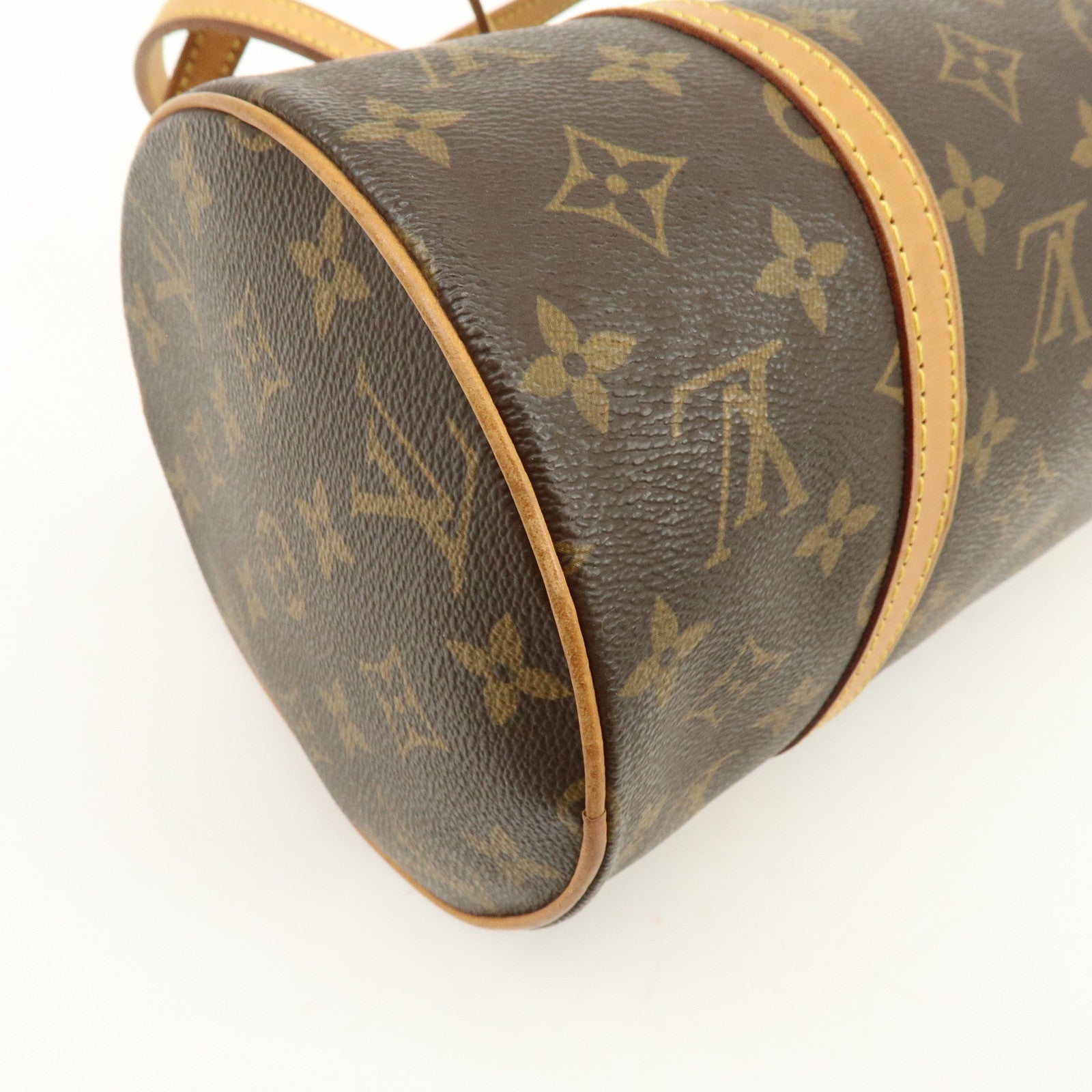 Louis Vuitton Monogram Papillon 30 Hand Bag Brown M51385