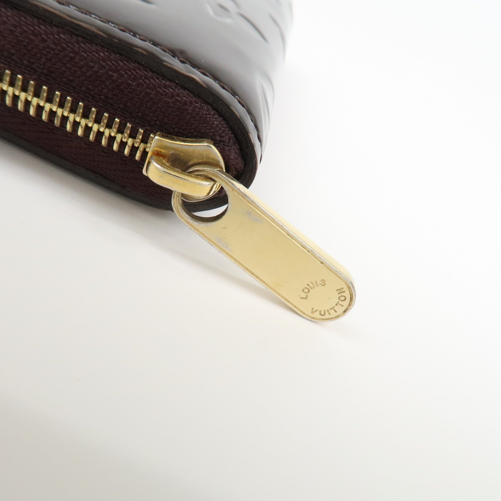 Louis Vuitton Monogram Vernis Zippy Coin Purse Amarante M93607