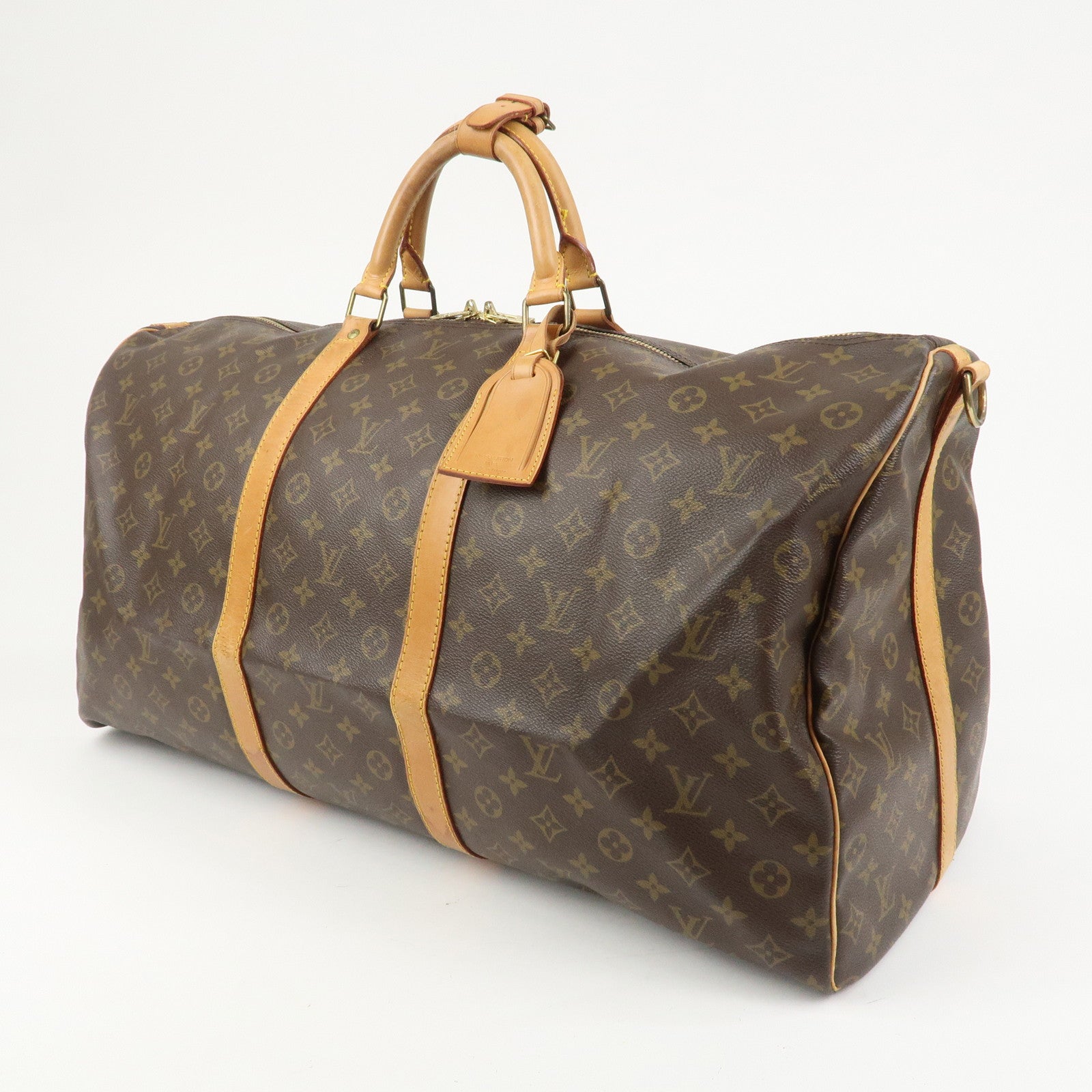 Louis Vuitton Monogram Keep All Bandouliere 60 Boston Bag M41412