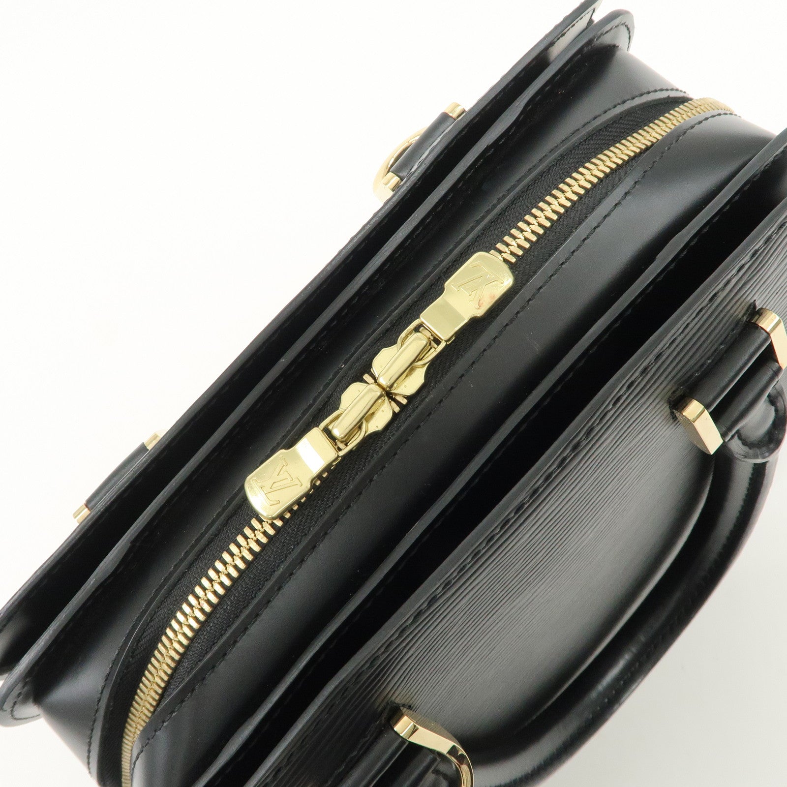 Louis Vuitton Epi Leather Pont Neuf Hand Bag Black Noir M52052