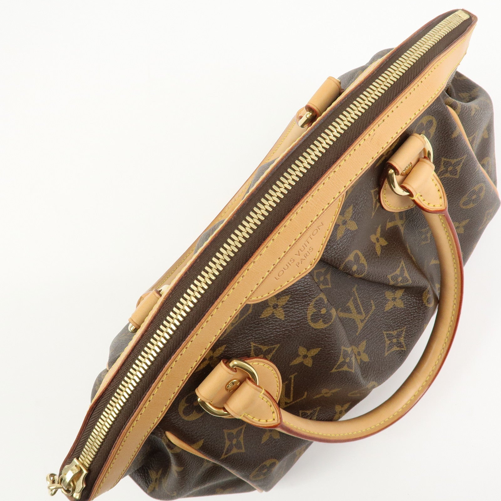 Louis Vuitton Monogram Tivoli PM Hand Bag Shoulder Bag Brown M40143