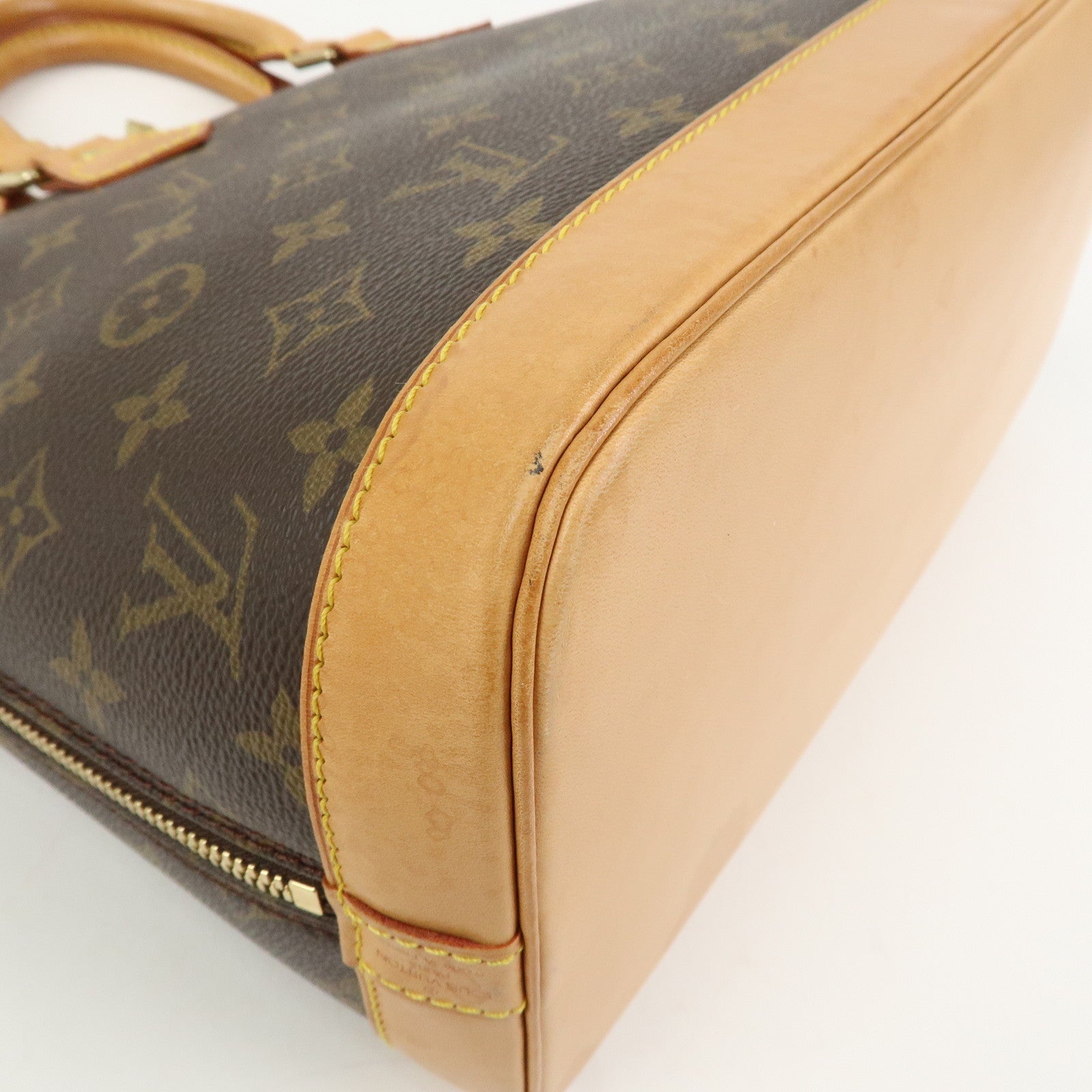 Louis Vuitton Monogram Canvas Alma Hand Bag Brown M51130