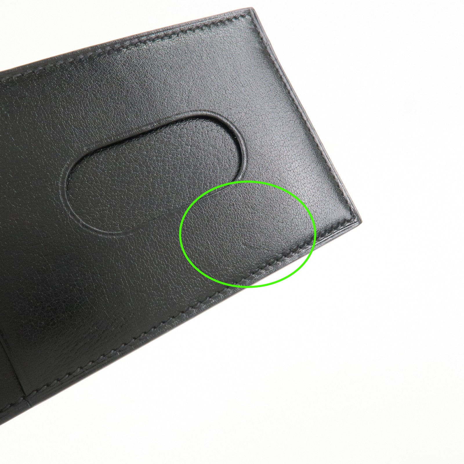 HERMES Evercalf Leather Chouchou Serie Button 笆。I Stamped Pass Case