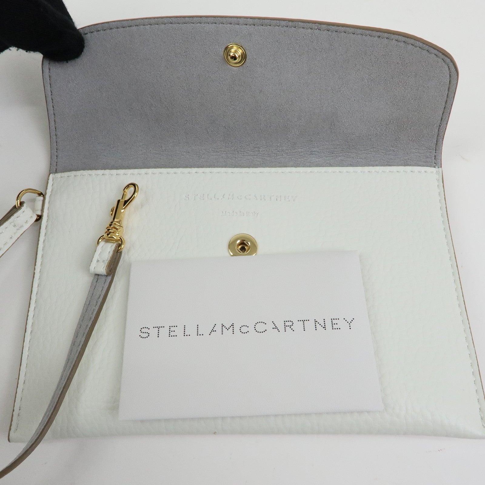 STELLA MCCARTNEY Faux Vegan Leather 2Way Bag Tote Bag White