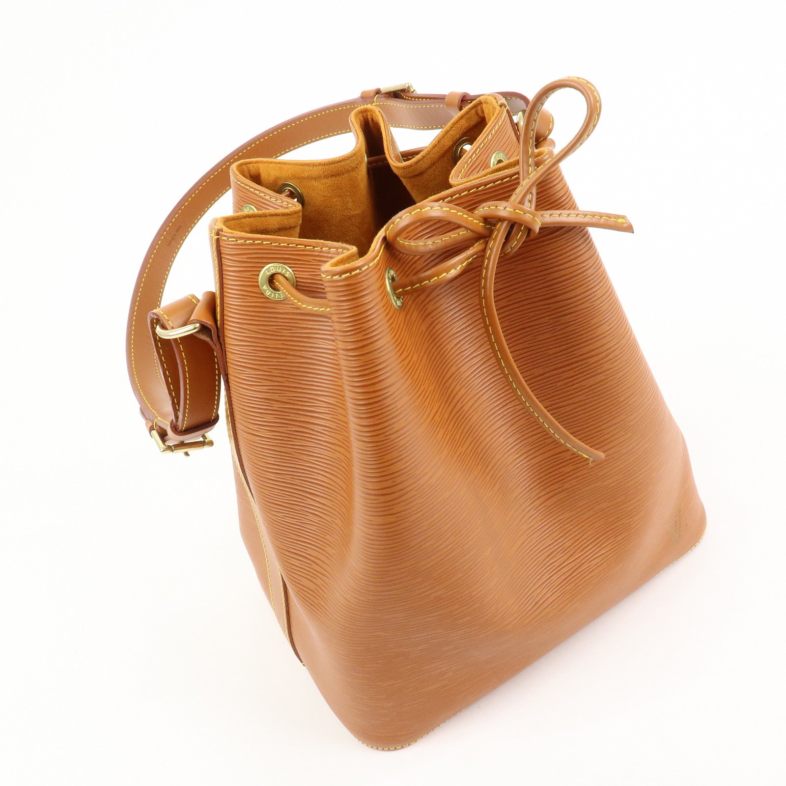 Louis Vuitton Epi Petit Noe Shoulder Bag Zipang Gold M44108